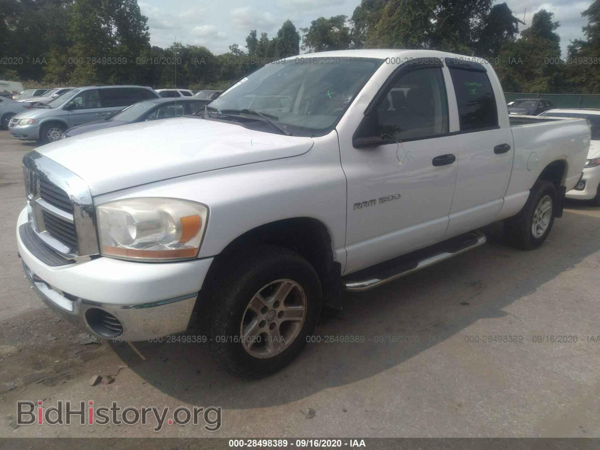2006 DODGE RAM 1500 - VIN: 1D7HU18P06J190468 - Фото 2