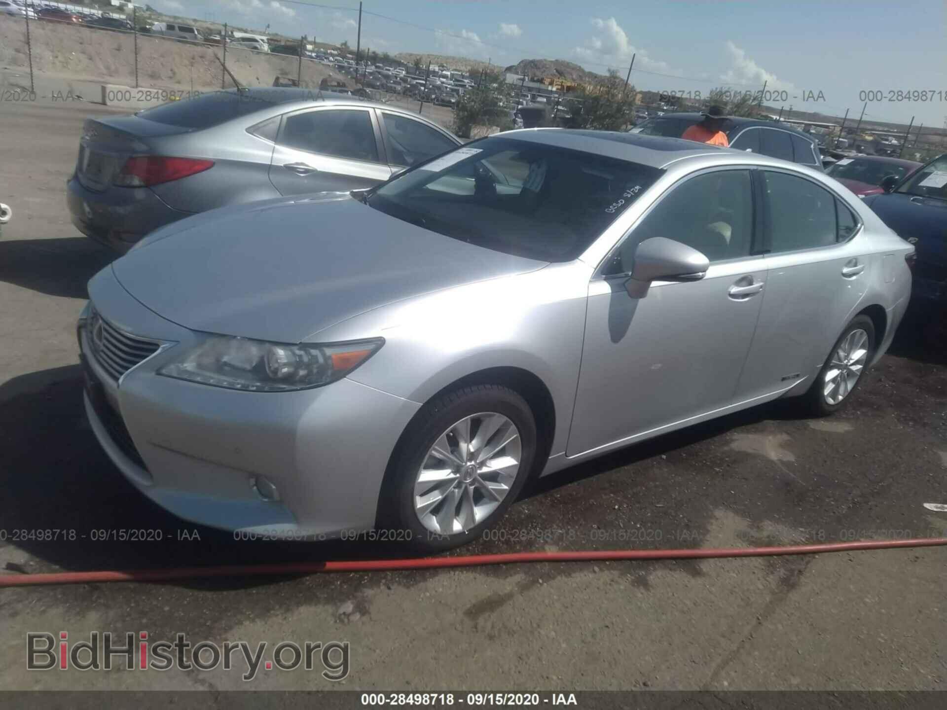 2013 LEXUS ES 300H - VIN: JTHBW1GG7D2025230 - Фото 2