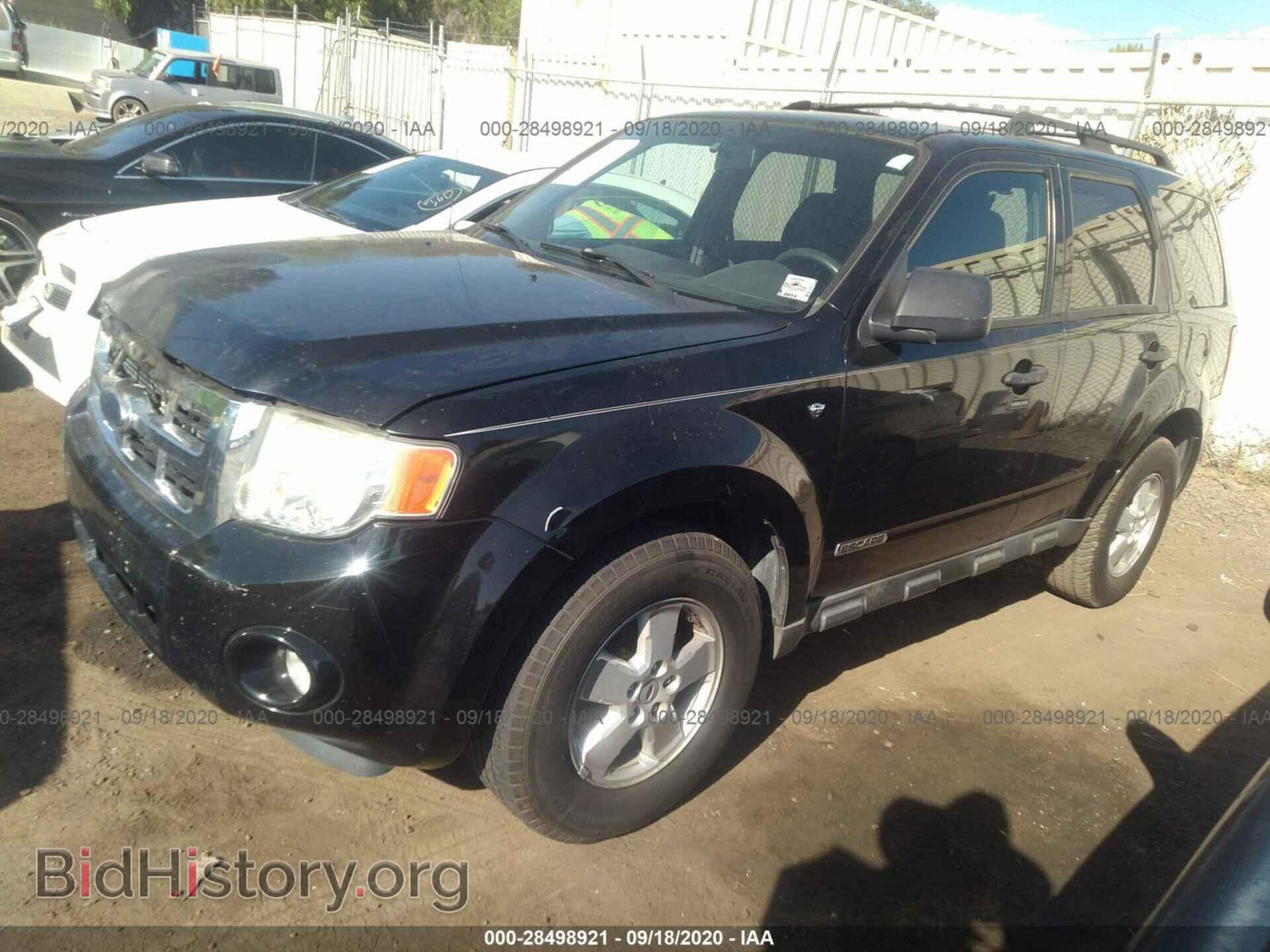 2008 FORD ESCAPE - VIN: 1FMCU03178KD39940 - Фото 2