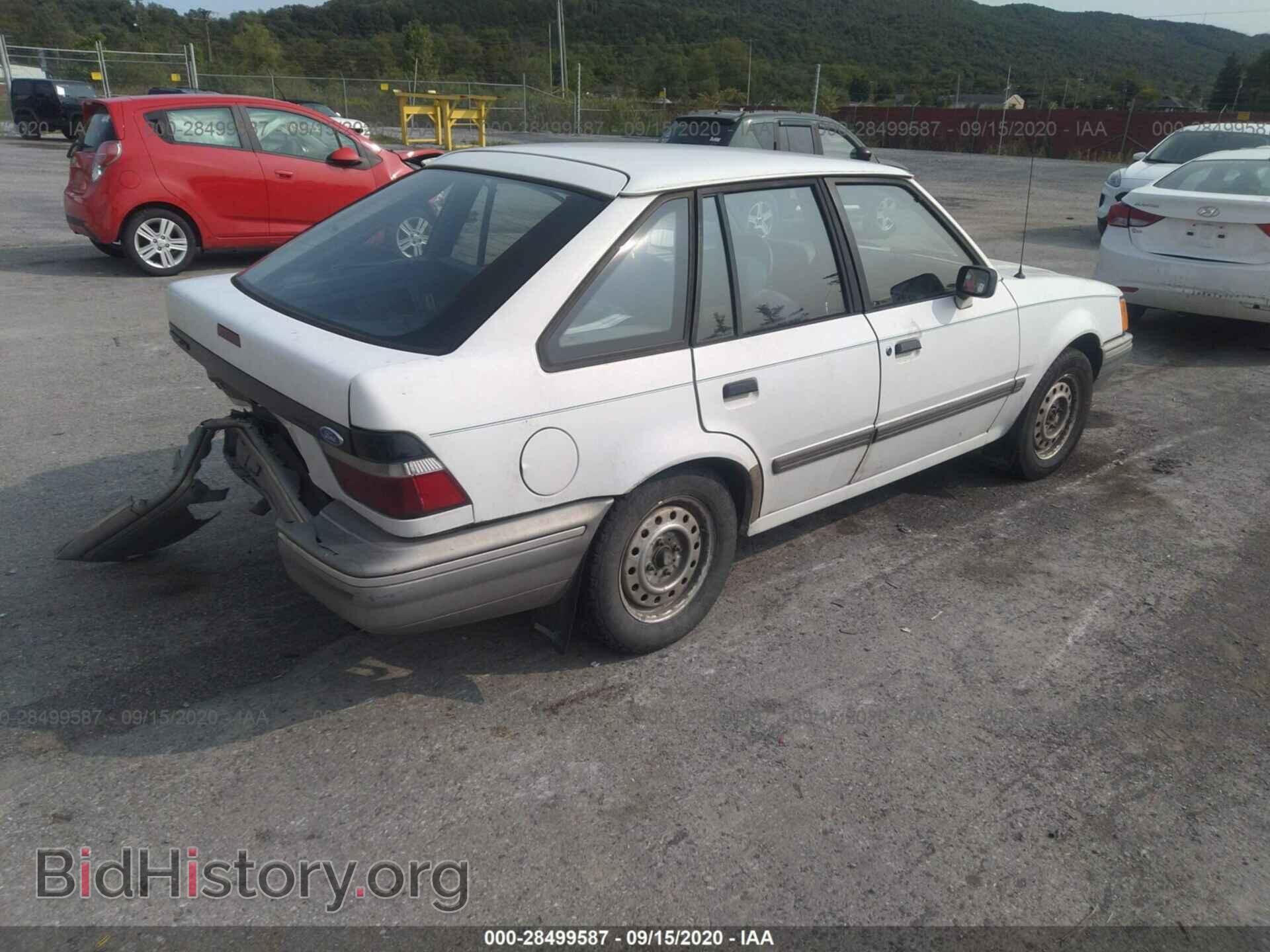1990 FORD ESCORT - VIN: 1FAPP9592LT104391 - Фото 4