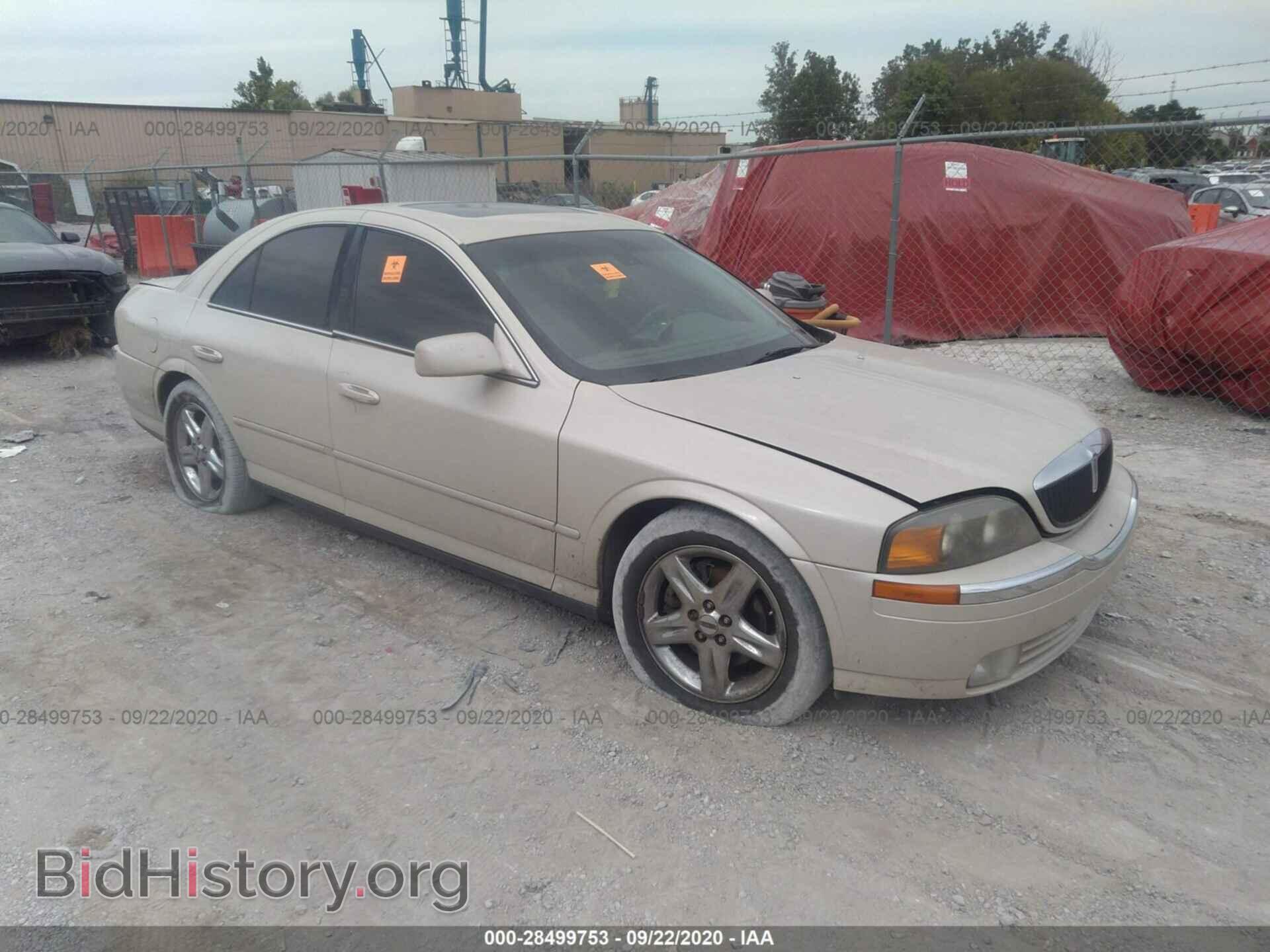 Фотография 1LNHM86S72Y703738 - LINCOLN LS 2002