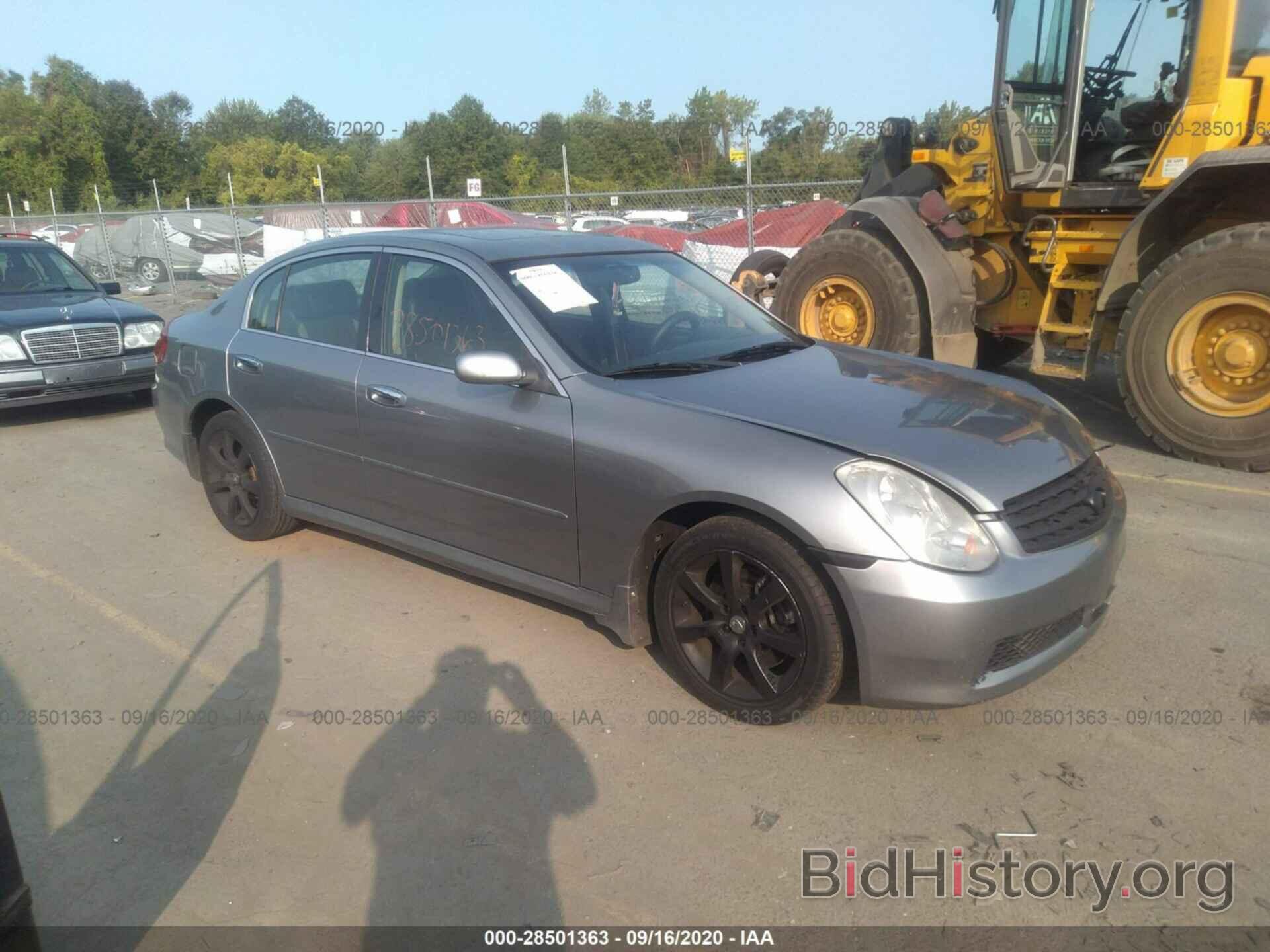 Photo JNKCV51F16M615588 - INFINITI G35 SEDAN 2006