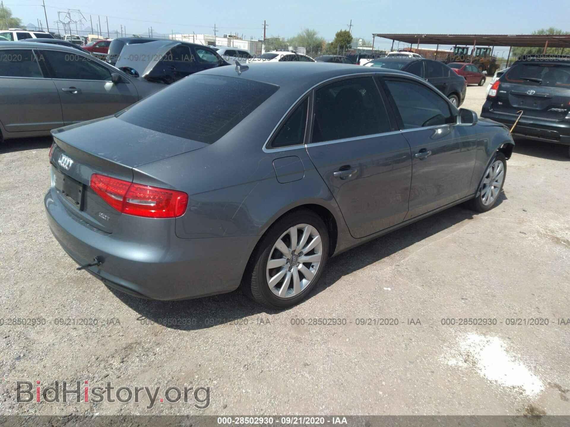 2013 AUDI A4 - VIN: WAUAFAFL6DN022827 - Фото 4