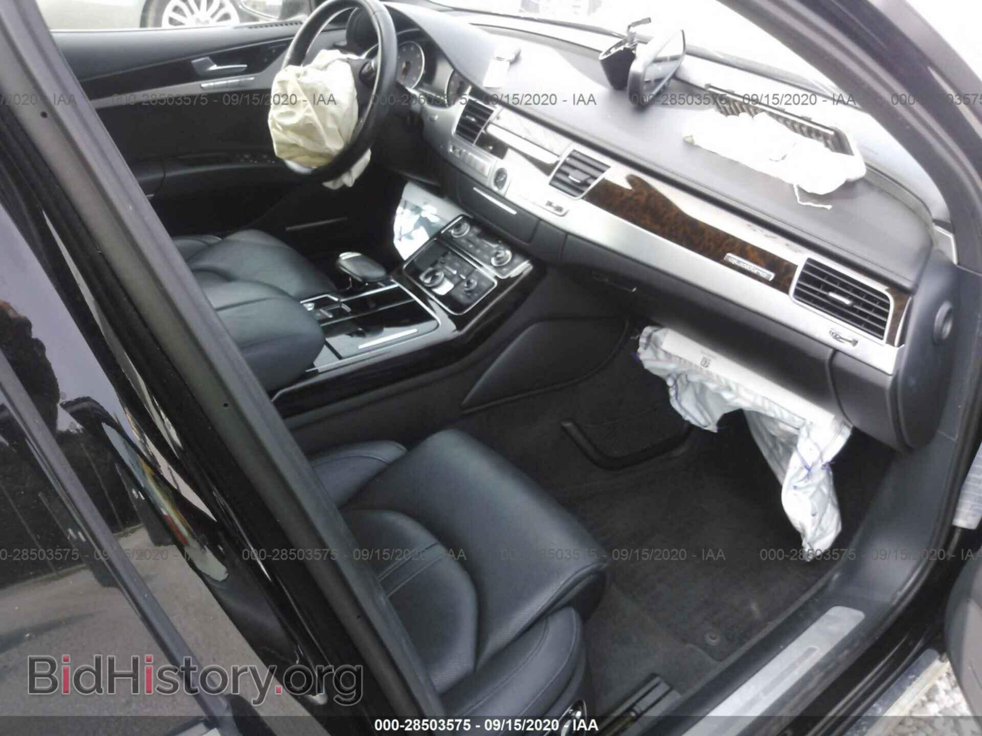 2014 AUDI A8 - VIN: WAUAGAFD5EN004892 - Фото 5