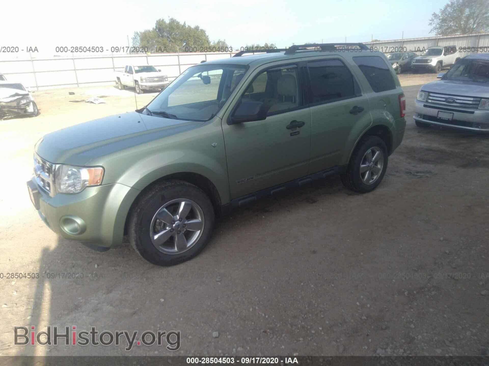 2008 FORD ESCAPE - VIN: 1FMCU03198KD85415 - Фото 2