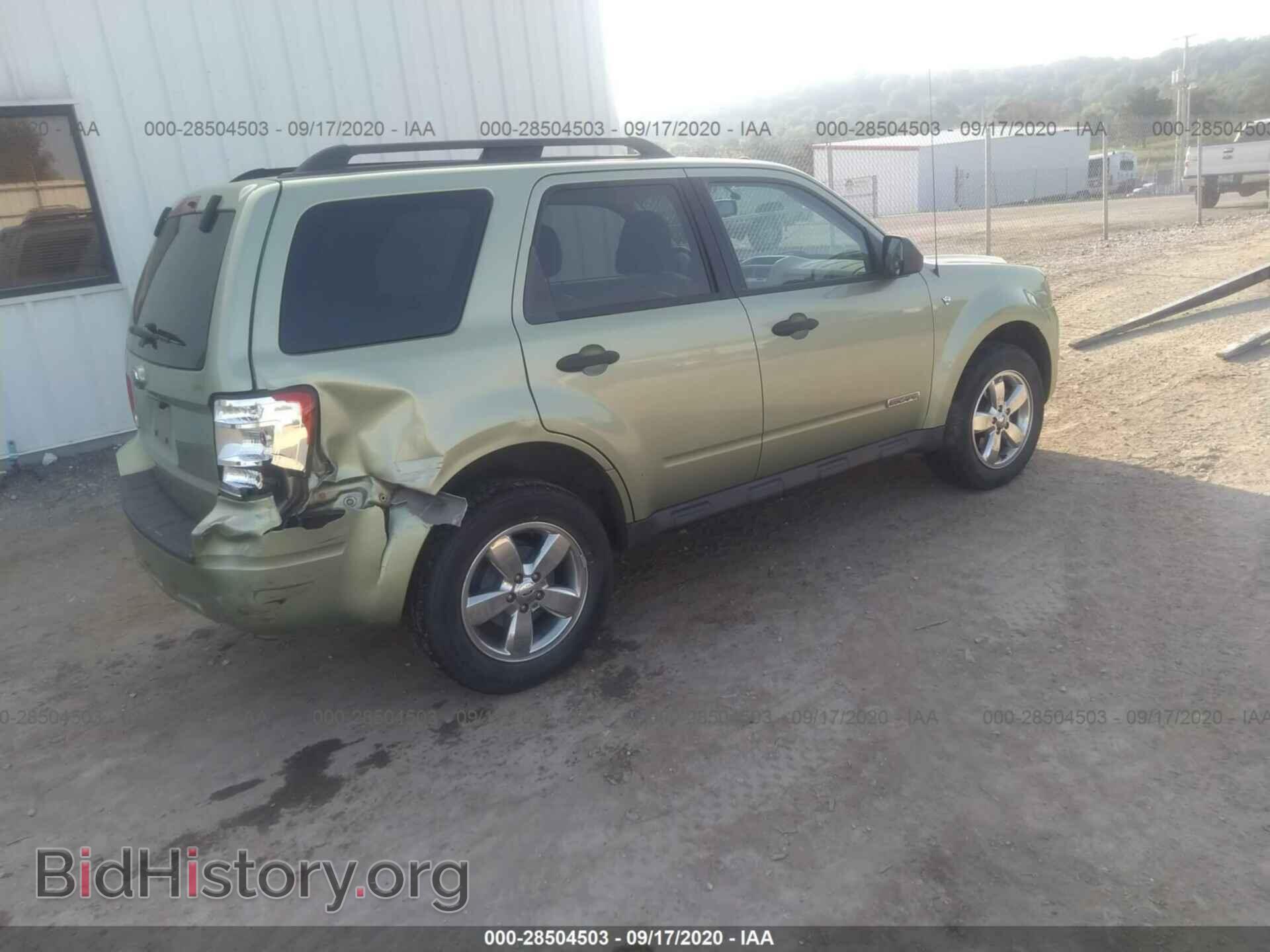 2008 FORD ESCAPE - VIN: 1FMCU03198KD85415 - Фото 4