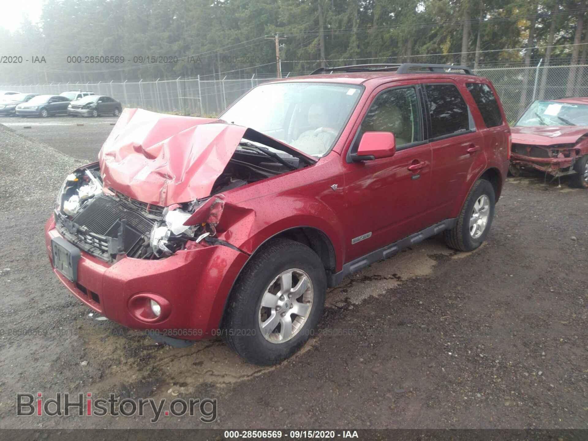 2008 FORD ESCAPE - VIN: 1FMCU94198KA94884 - Фото 2