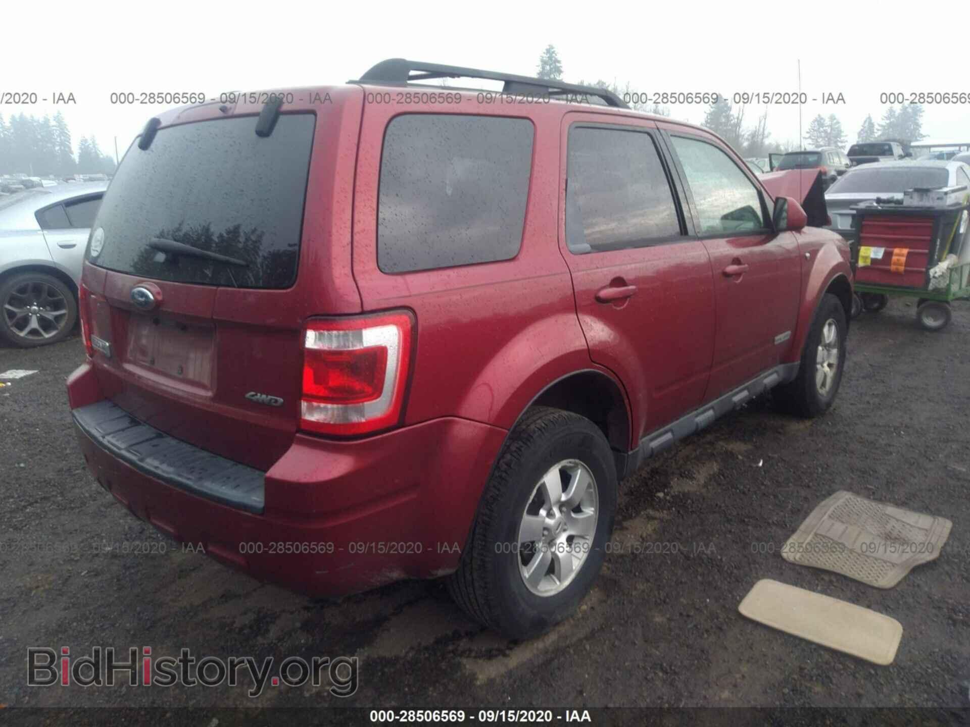 2008 FORD ESCAPE - VIN: 1FMCU94198KA94884 - Фото 4