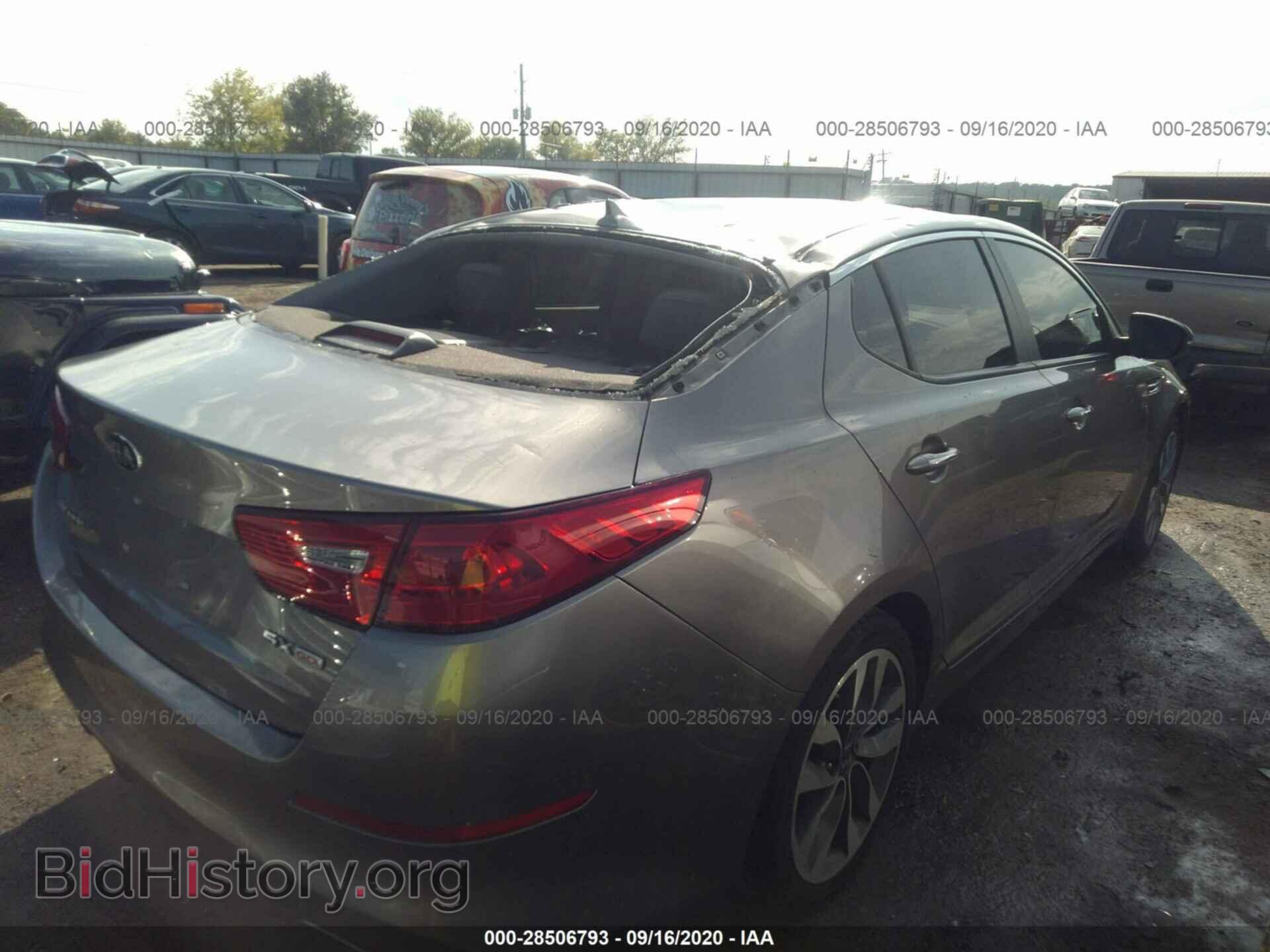 2015 KIA OPTIMA - VIN: 5XXGR4A74FG391930 - Фото 4