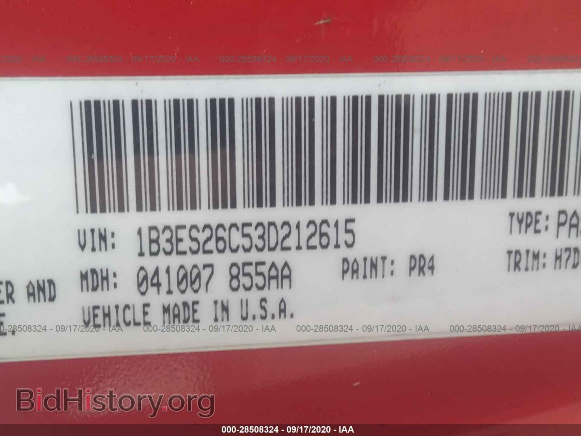 2003 DODGE NEON - VIN: 1B3ES26C53D212615 - Фото 9