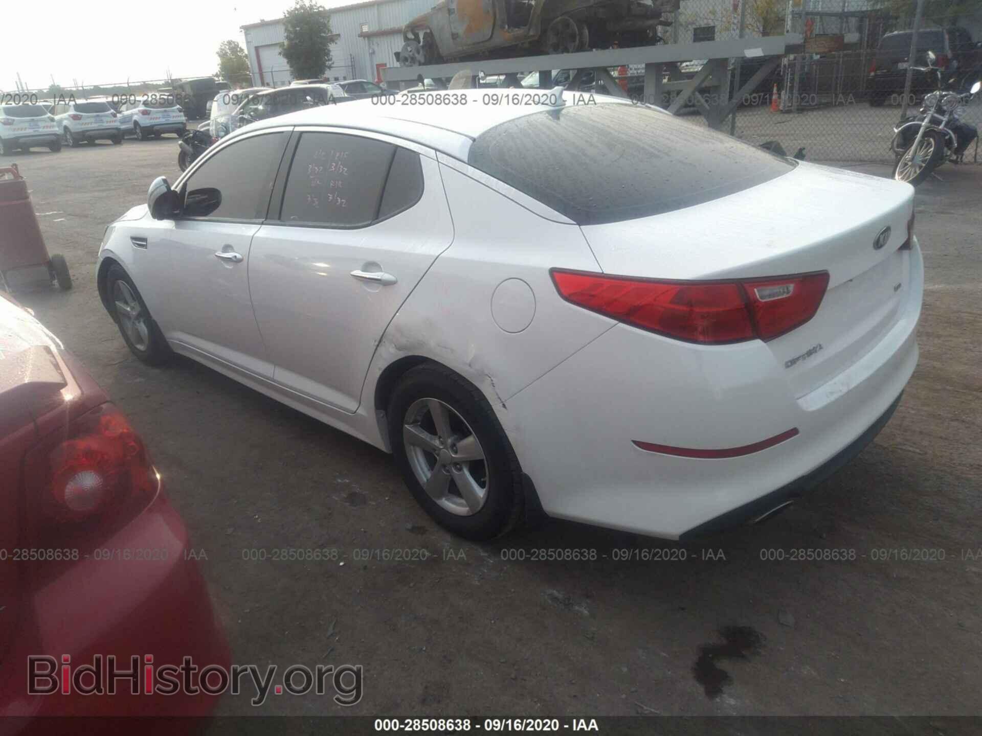 2015 KIA OPTIMA - VIN: KNAGM4A75F5598276 - Фото 3