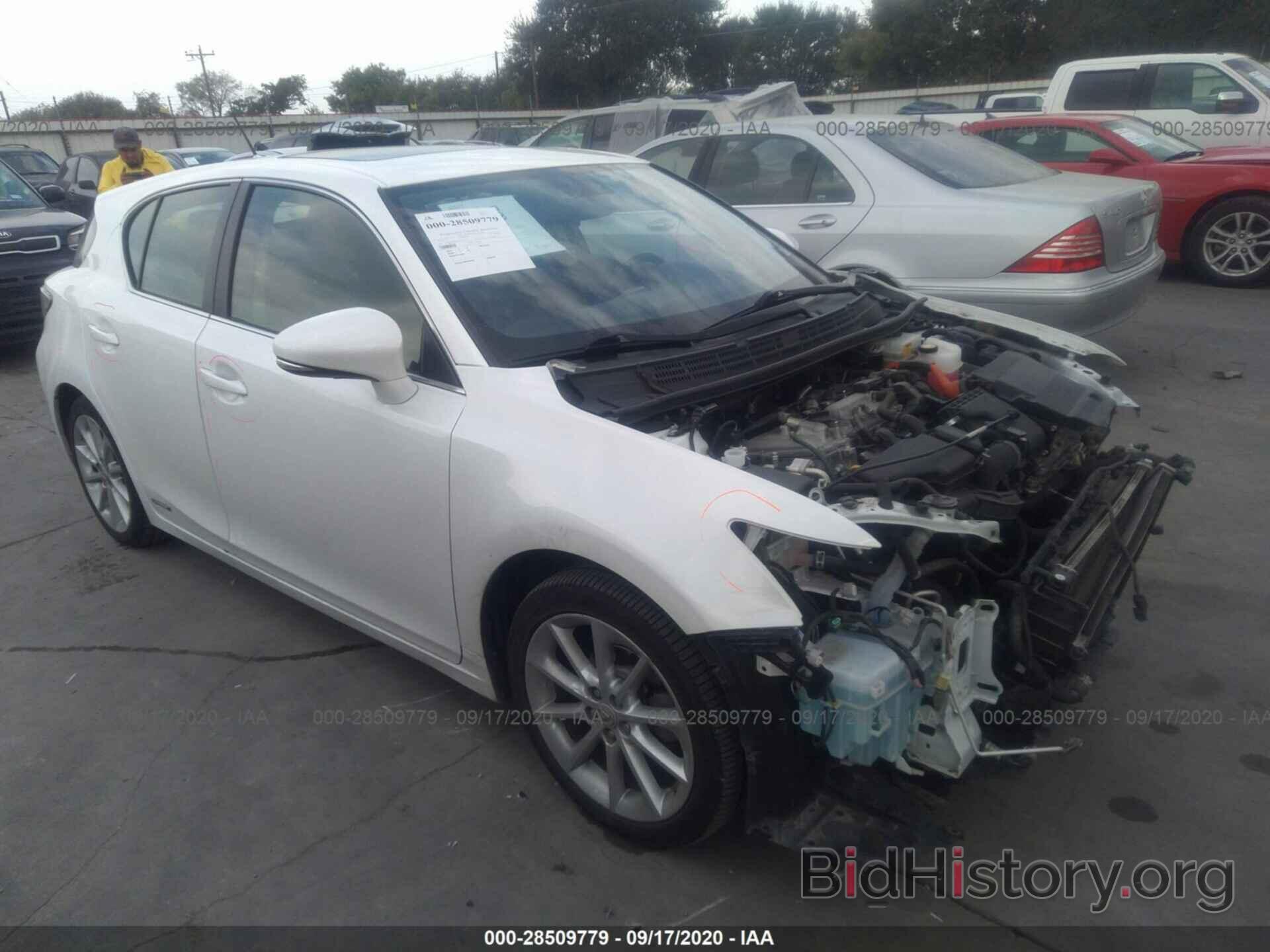 Фотография JTHKD5BH0D2173393 - LEXUS CT 200H 2013