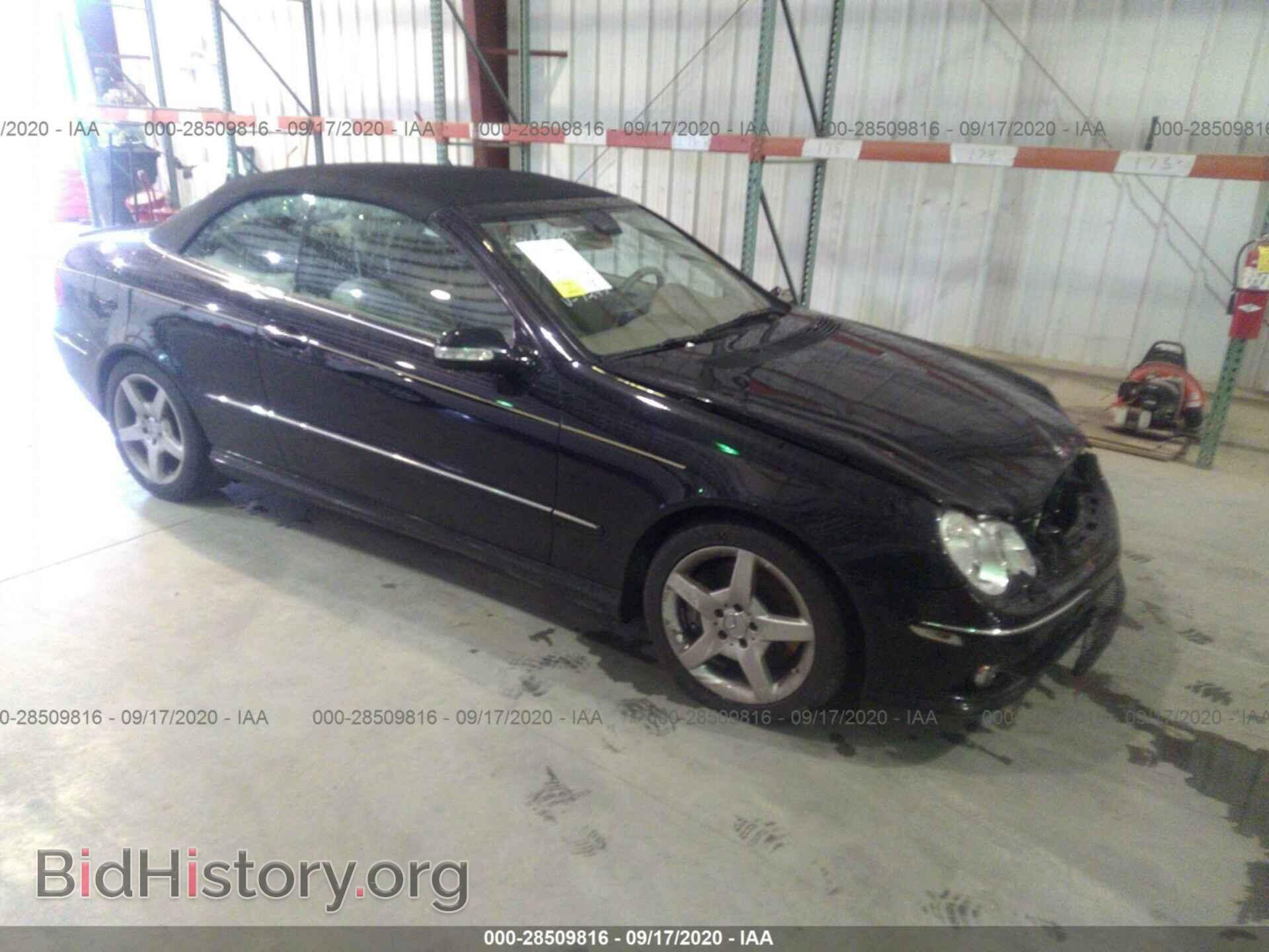 Photo WDBTK56F59T107247 - MERCEDES-BENZ CLK-CLASS 2009