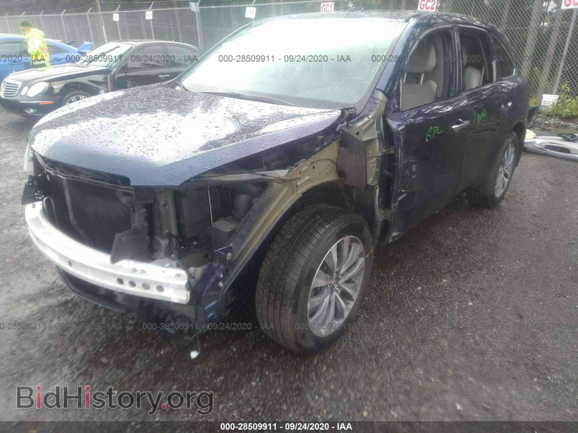 2014 ACURA MDX - VIN: 5FRYD4H48EB049931 - Фото 2