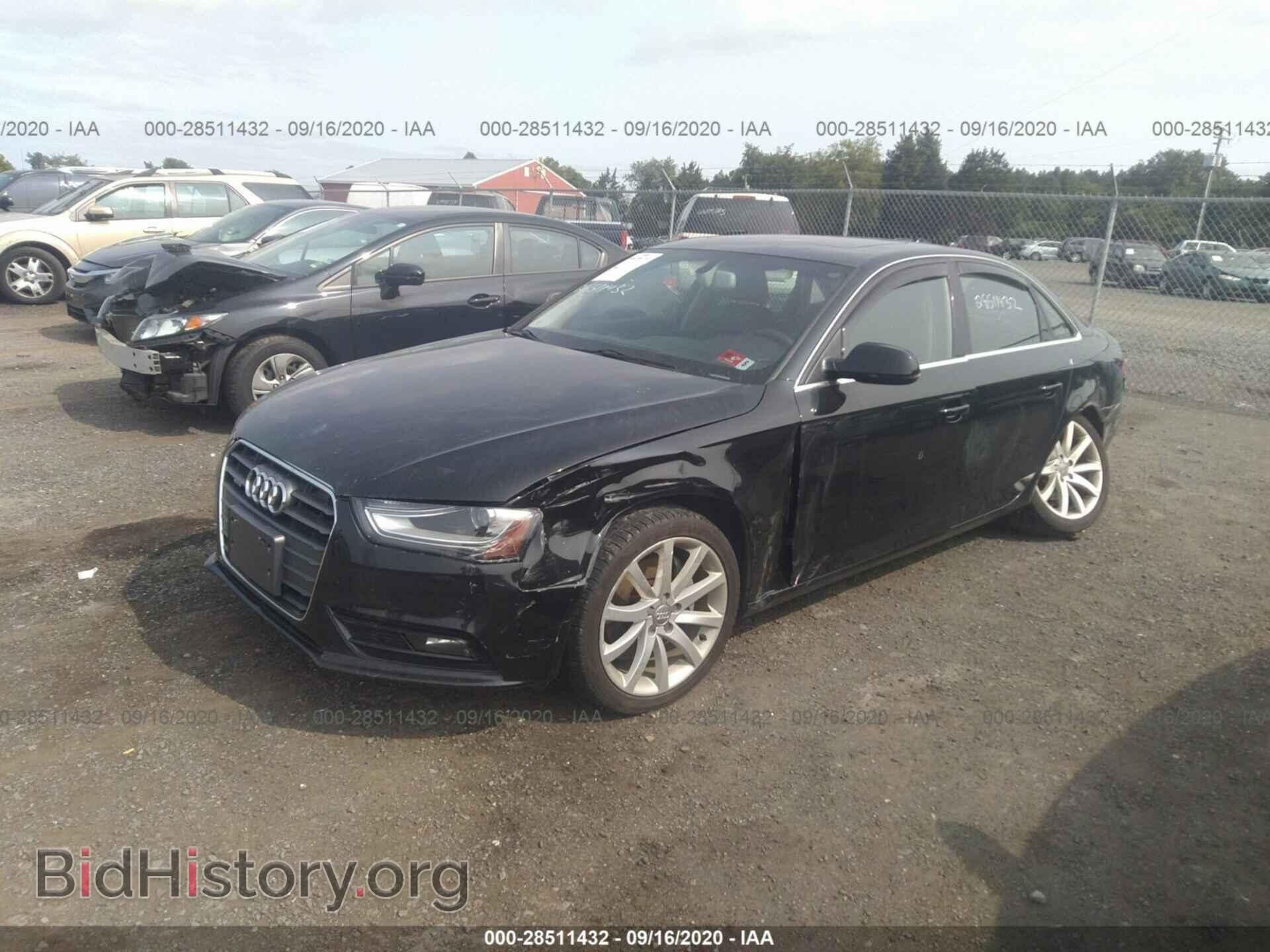 2013 AUDI A4 - VIN: WAUFFAFL8DN036962 - Фото 2