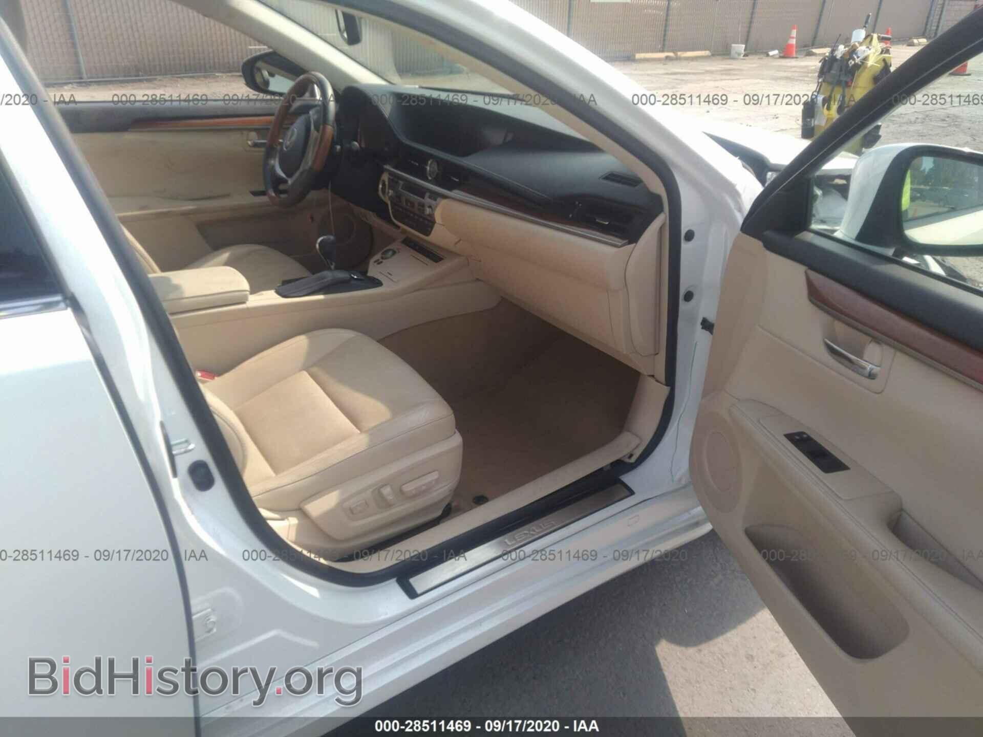2013 LEXUS ES 300H - VIN: JTHBW1GG4D2013763 - Фото 5