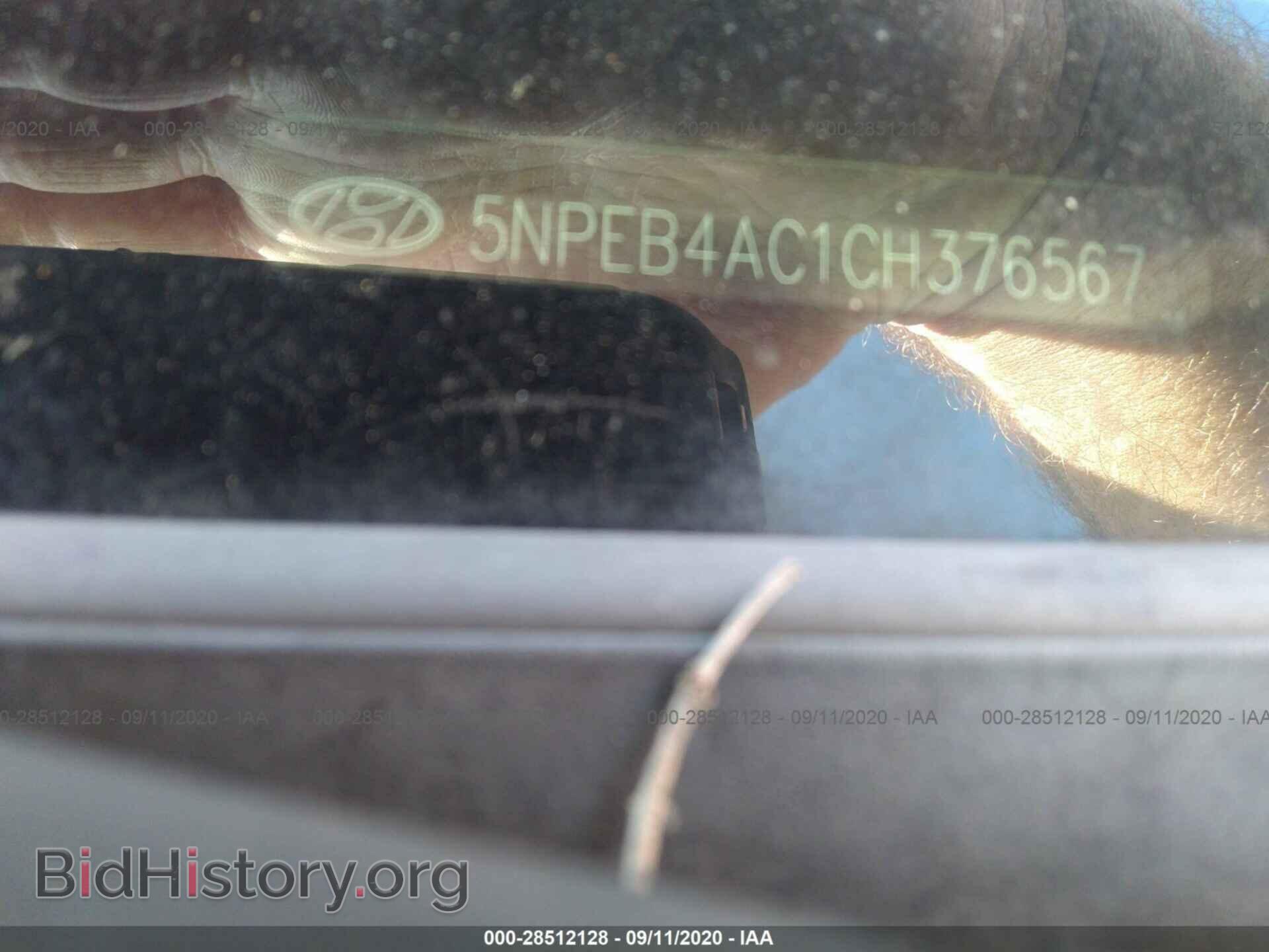 2012 HYUNDAI SONATA - VIN: 5NPEB4AC1CH376567 - Фото 9
