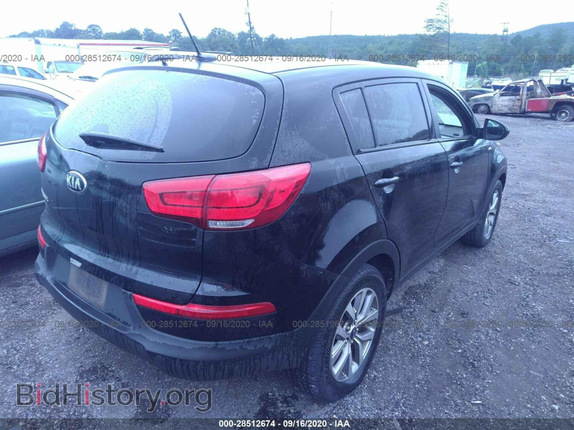 2015 KIA SPORTAGE - VIN: KNDPBCAC9F7745851 - Фото 4