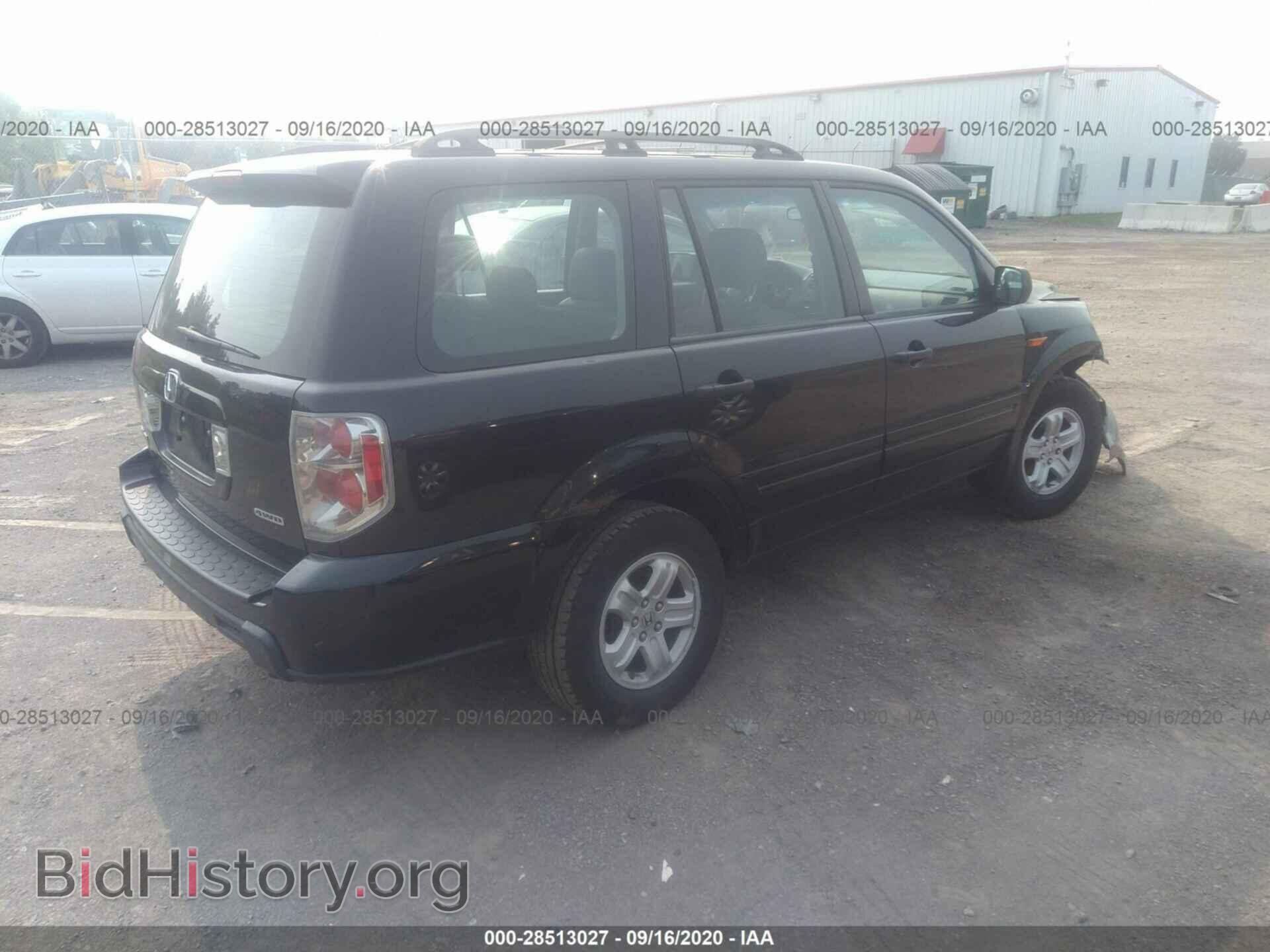 2006 HONDA PILOT - VIN: 2HKYF18196H519337 - Фото 4