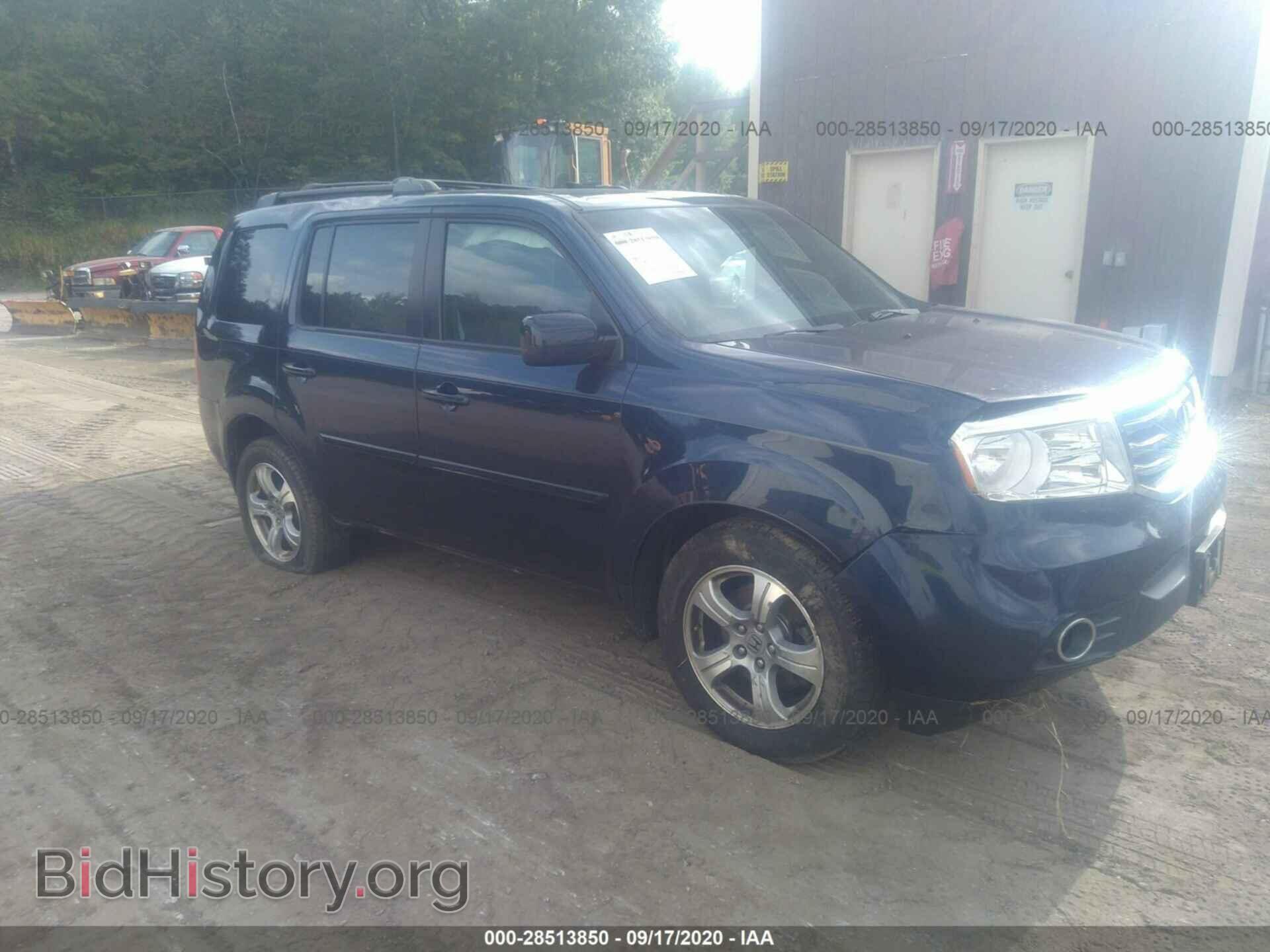 Фотография 5FNYF4H77DB063100 - HONDA PILOT 2013