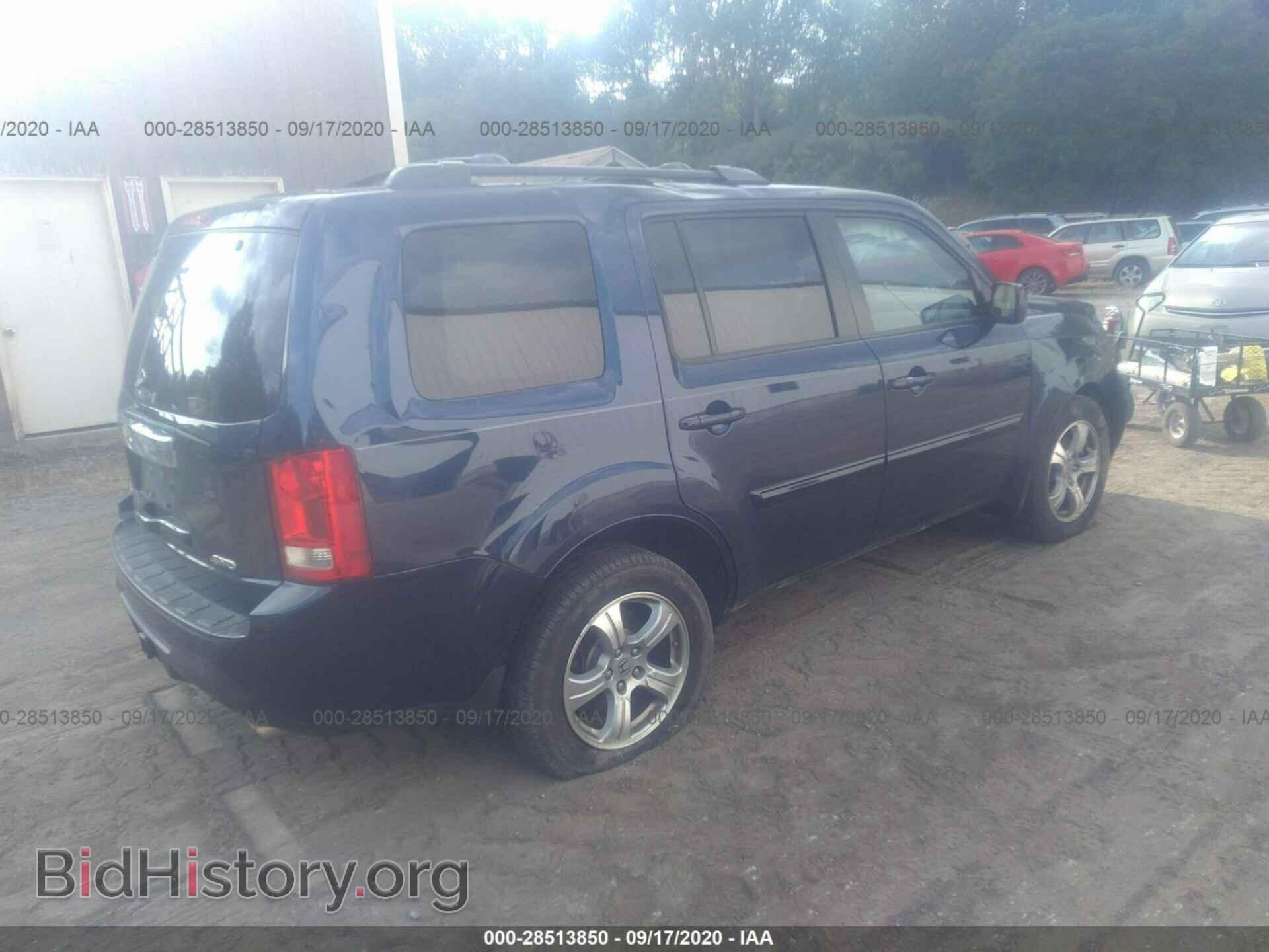 2013 HONDA PILOT - VIN: 5FNYF4H77DB063100 - Фото 4