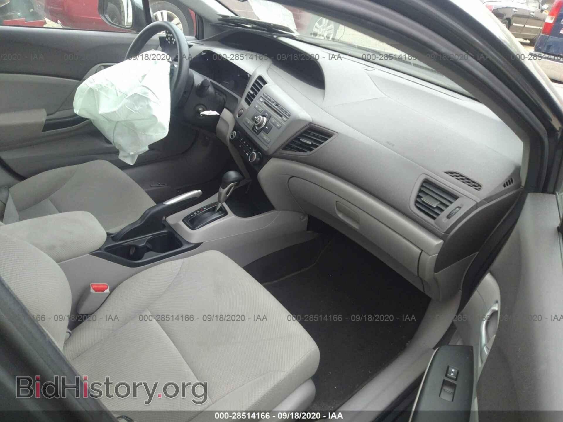 2012 HONDA CIVIC SDN - VIN: 2HGFB2F54CH554355 - Фото 5