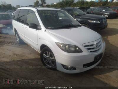 2006 Mazda MPV LX, white — VIN JM3LW28A160565622, IAAI