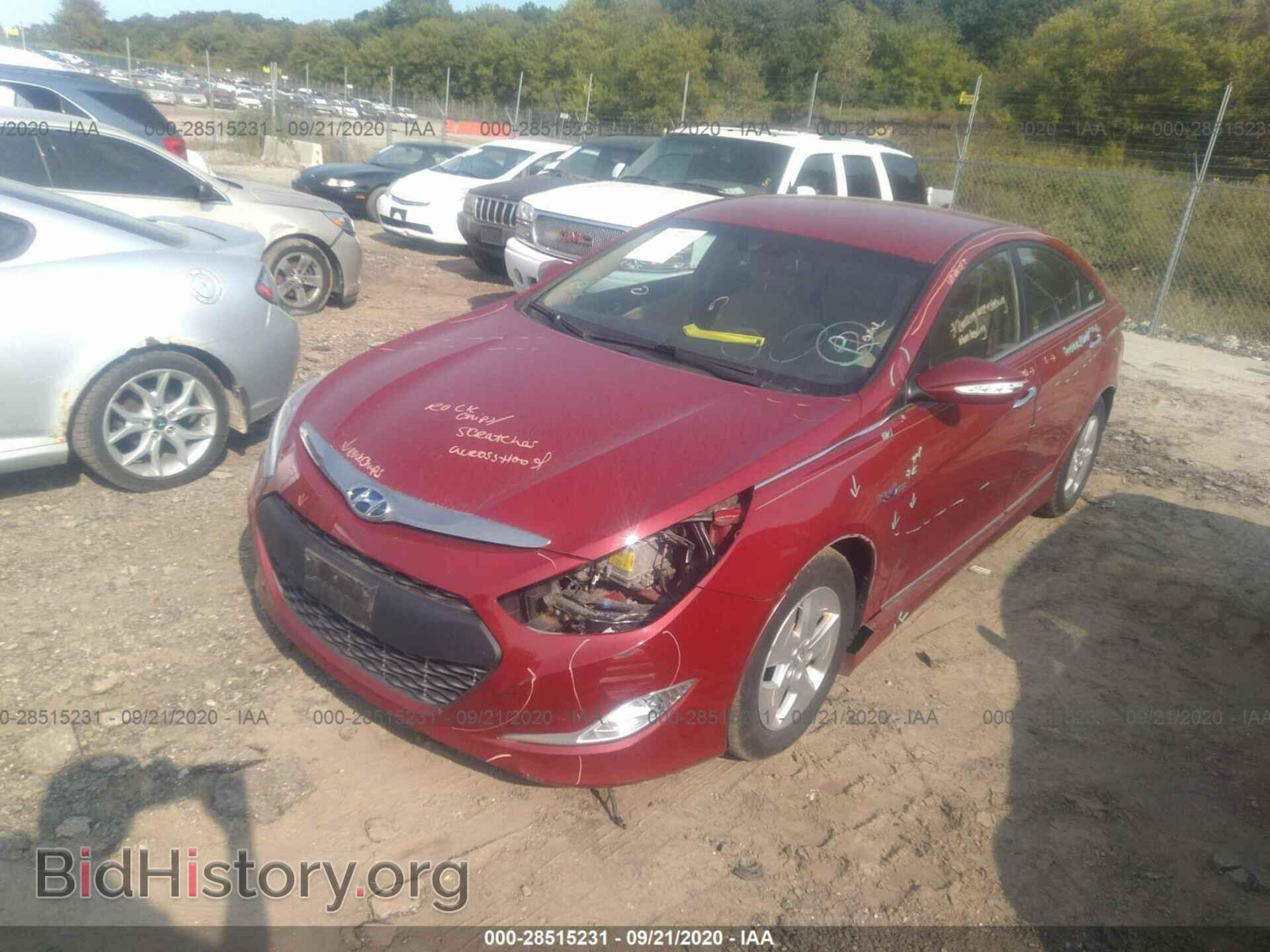 2012 HYUNDAI SONATA - VIN: KMHEC4A4XCA041378 - Фото 2