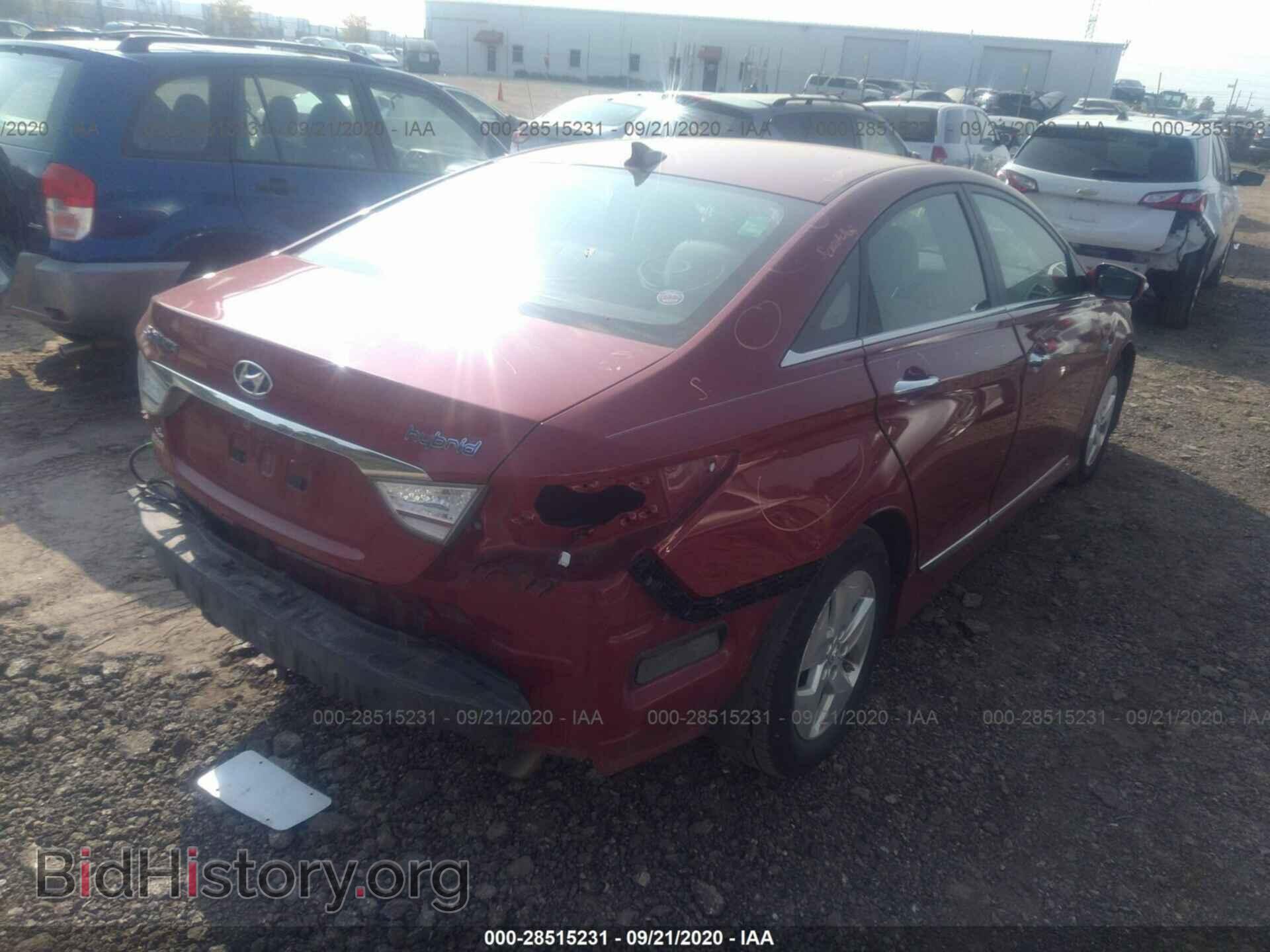2012 HYUNDAI SONATA - VIN: KMHEC4A4XCA041378 - Фото 4