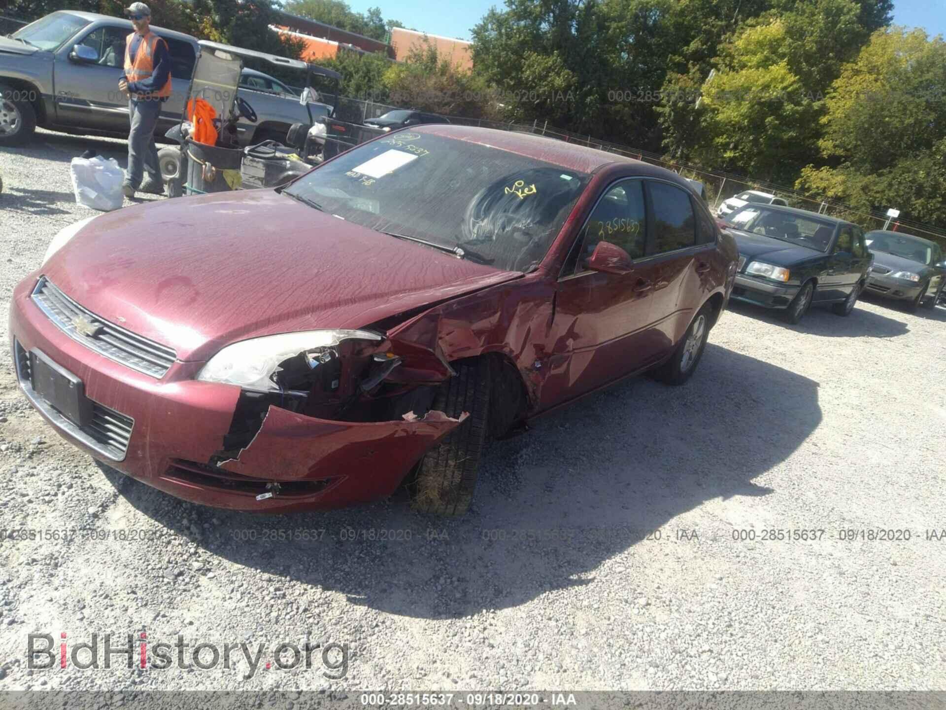 2008 CHEVROLET IMPALA - VIN: 2G1WT58K581376433 - Фото 2
