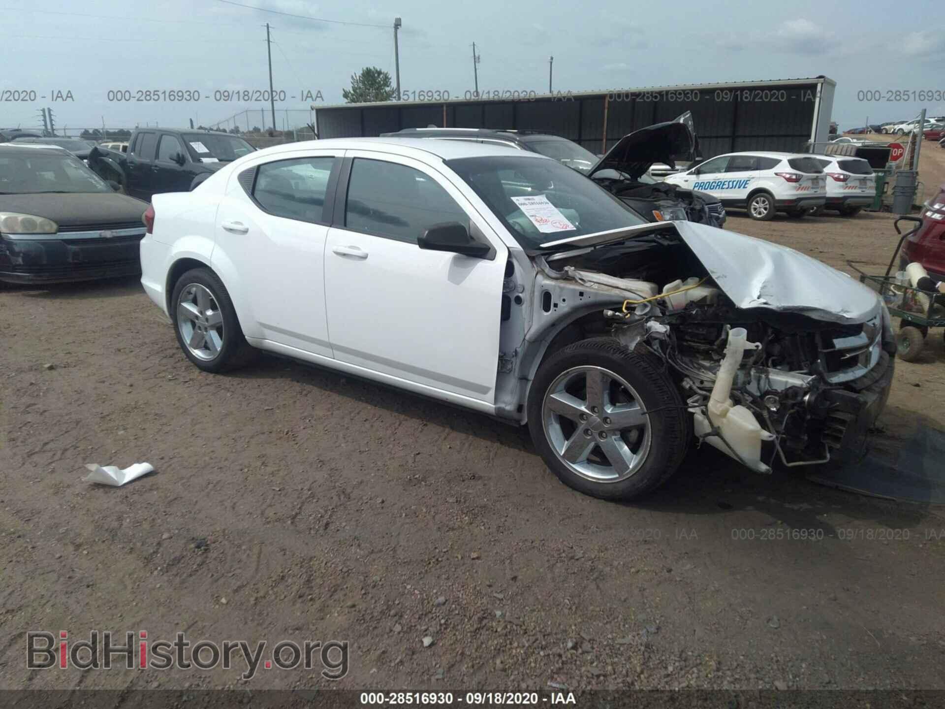 Фотография 1C3CDZAB6DN658196 - DODGE AVENGER 2013