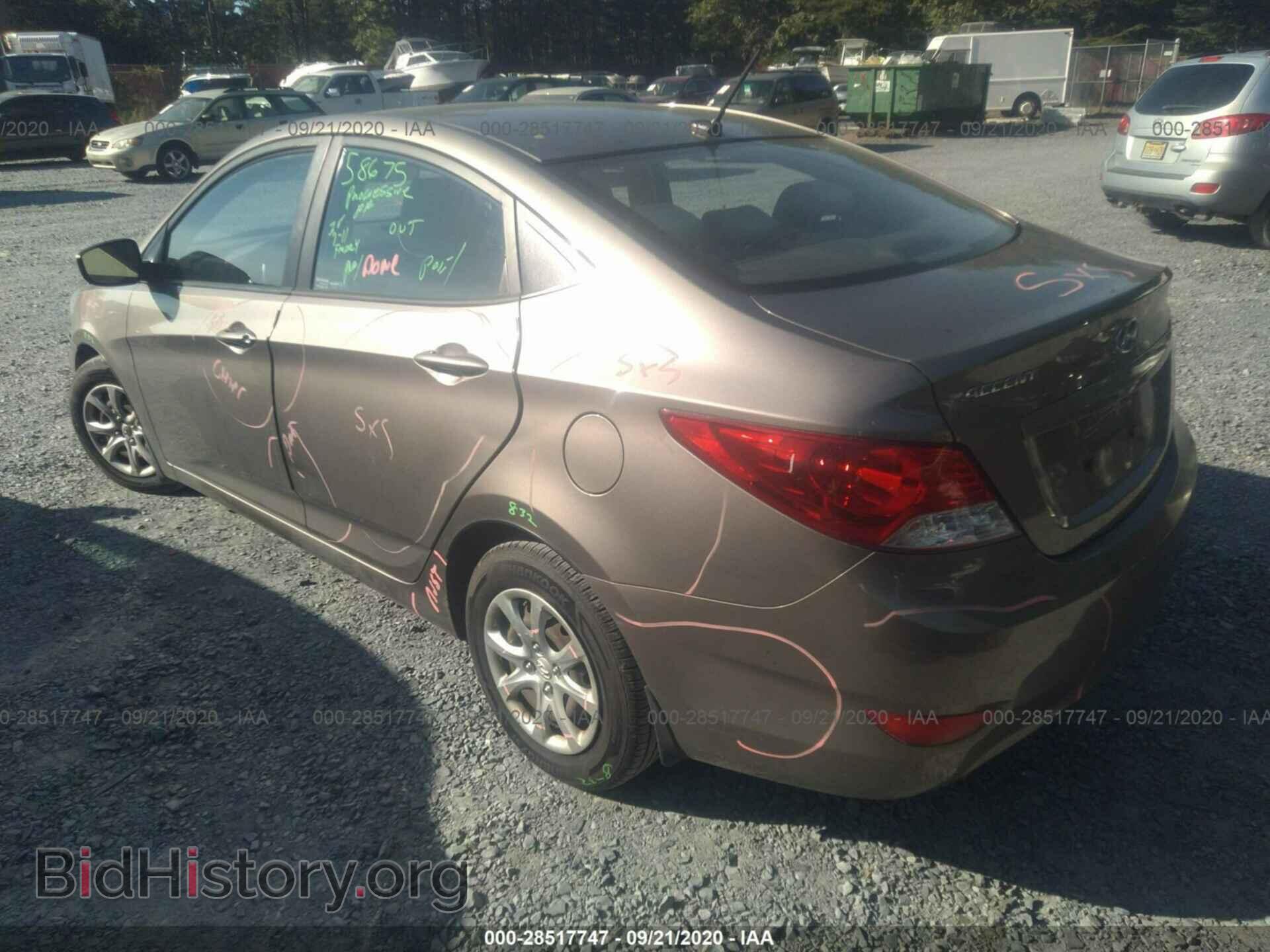 2013 HYUNDAI ACCENT - VIN: KMHCT4AE4DU509444 - Фото 3