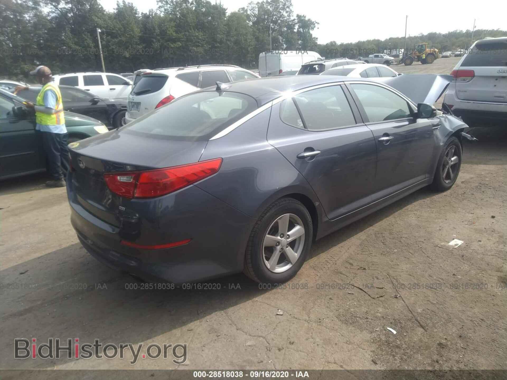 2015 KIA OPTIMA - VIN: KNAGM4A73F5606035 - Фото 4