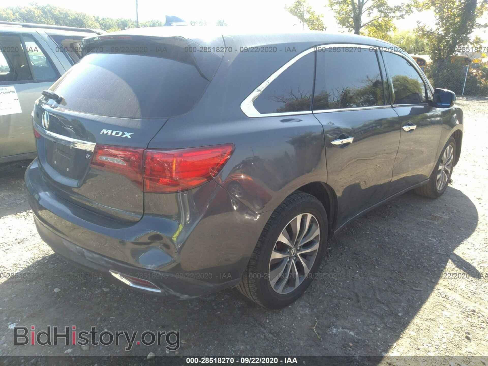 2015 ACURA MDX - VIN: 5FRYD3H42FB014605 - Фото 4
