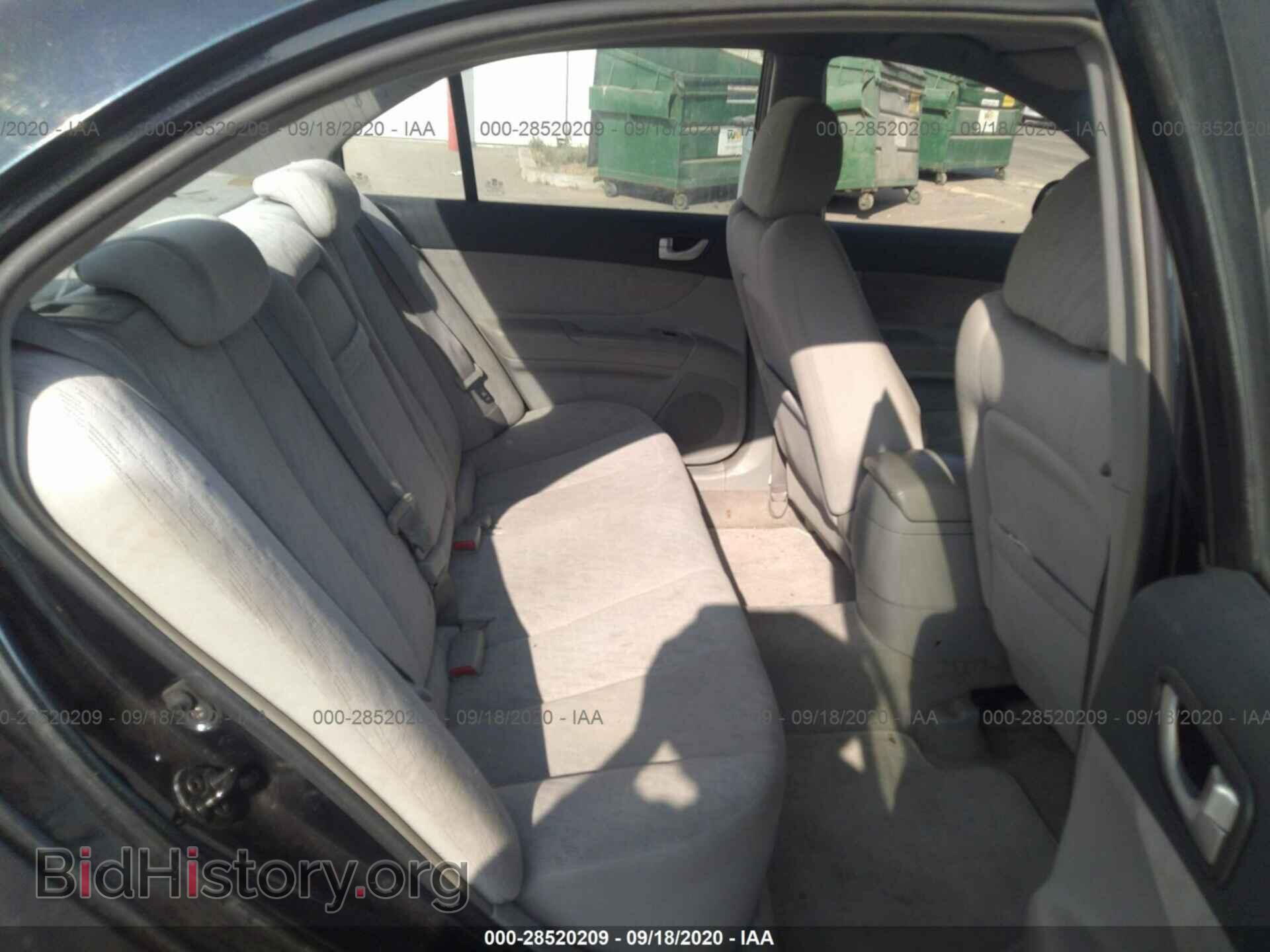 2006 HYUNDAI SONATA - VIN: KMHET46CX6A130355 - Фото 8