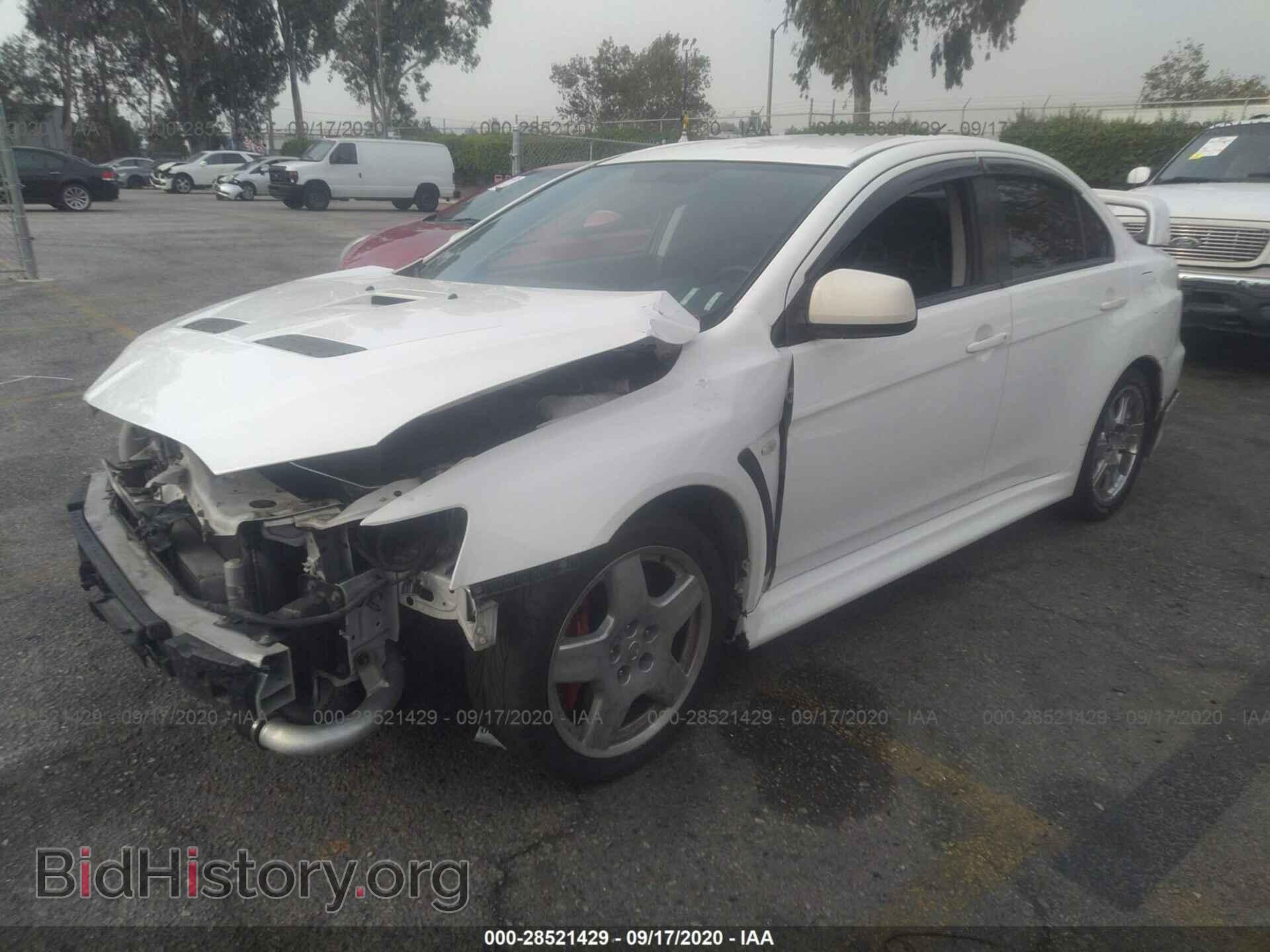 2013 MITSUBISHI LANCER EVOLUTION - VIN: JA32W8FV0DU016642 - Фото 2