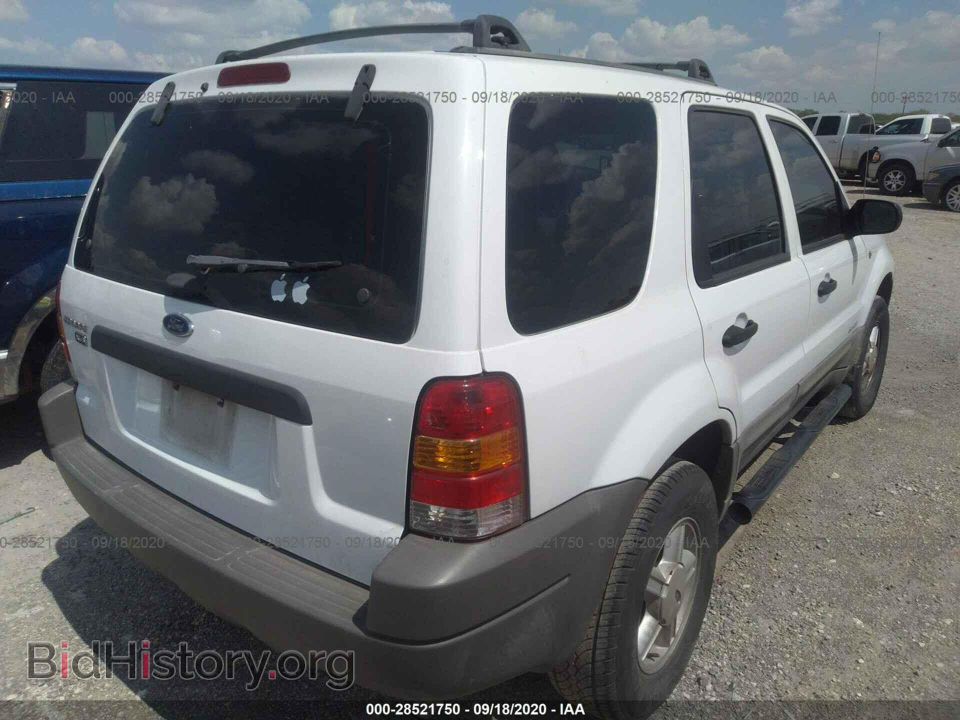 2002 FORD ESCAPE - VIN: 1FMCU01182KB44620 - Фото 4