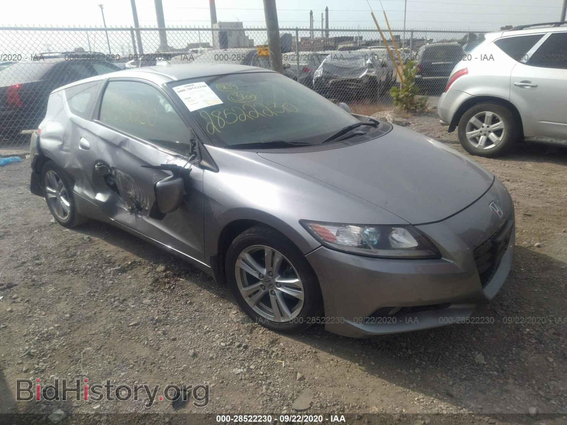 Фотография JHMZF1D60CS001604 - HONDA CR-Z 2012