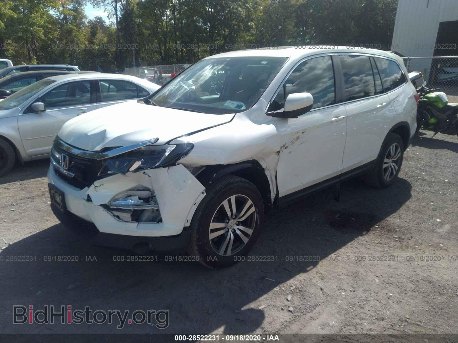 2016 HONDA PILOT - VIN: 5FNYF6H51GB100625 - Фото 2