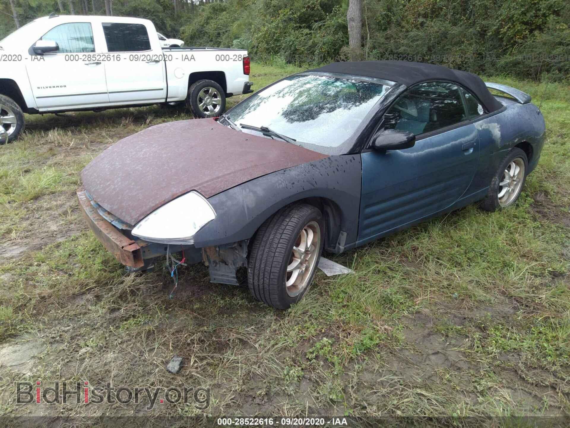 2003 MITSUBISHI ECLIPSE - VIN: 4A3AE45G33E005961 - Фото 2