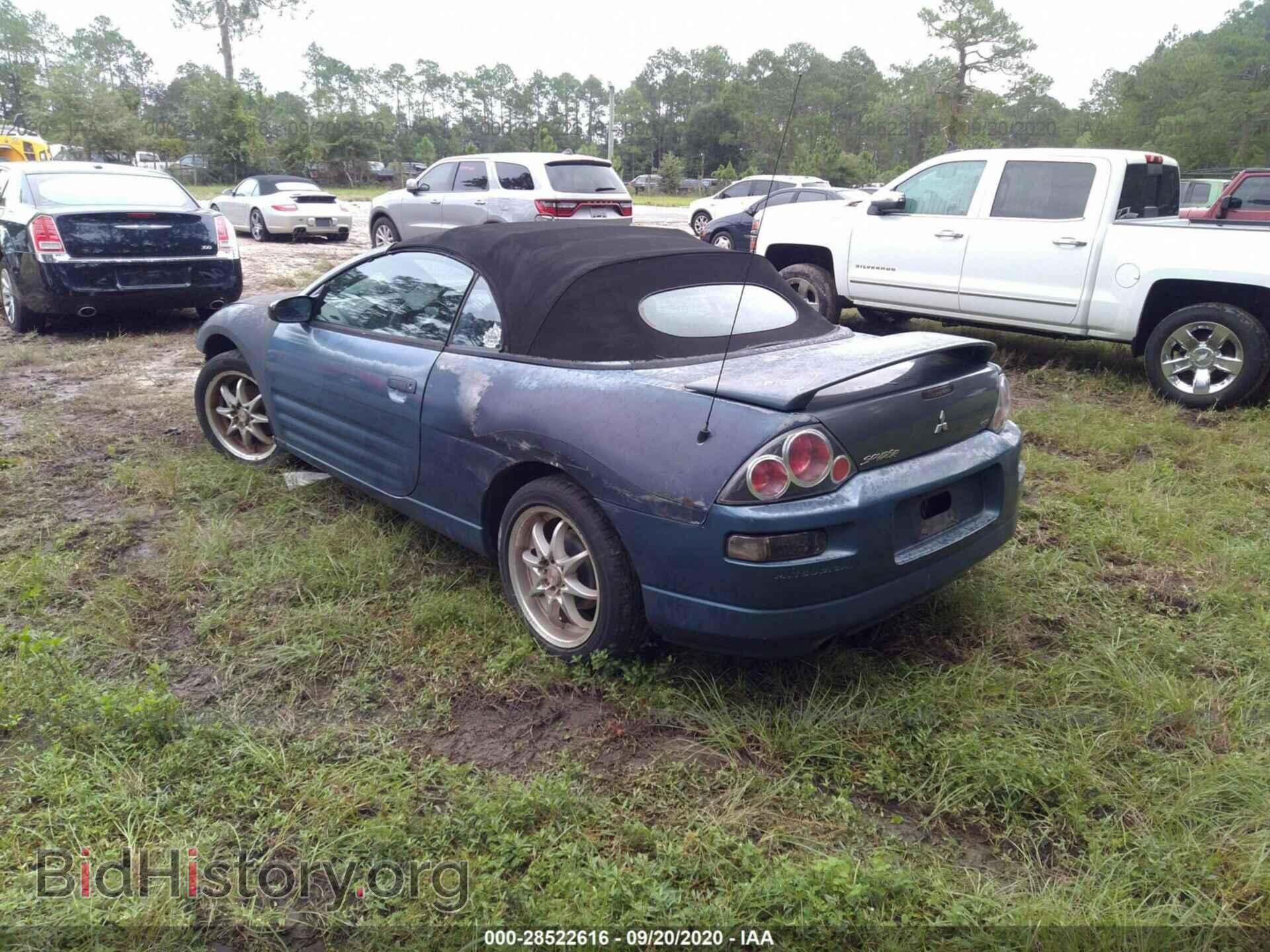 2003 MITSUBISHI ECLIPSE - VIN: 4A3AE45G33E005961 - Фото 3