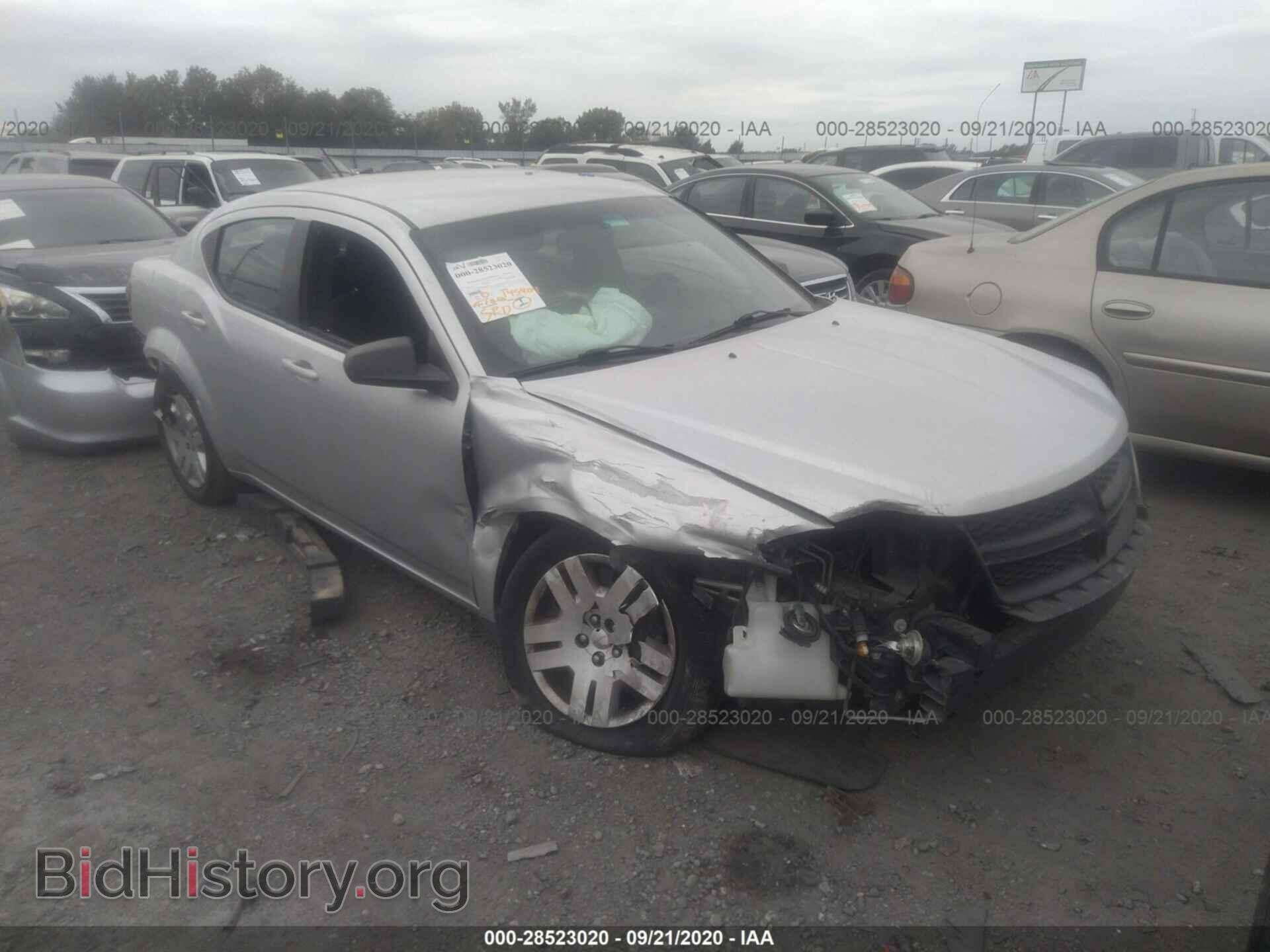 Photo 1C3CDZAB2CN128323 - DODGE AVENGER 2012