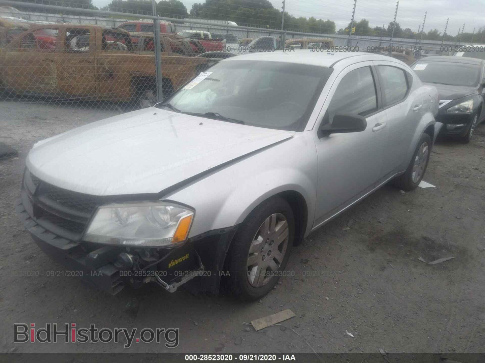 2012 DODGE AVENGER - VIN: 1C3CDZAB2CN128323 - Фото 2
