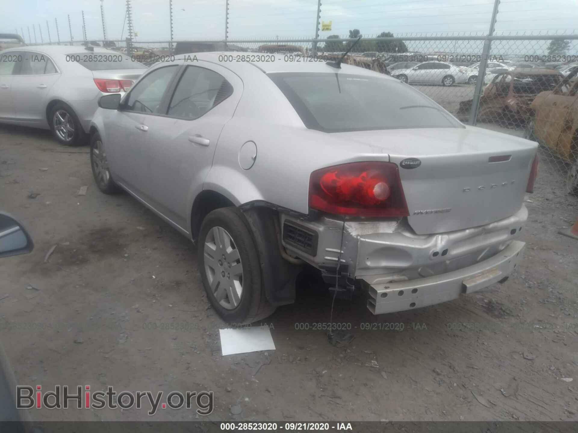 2012 DODGE AVENGER - VIN: 1C3CDZAB2CN128323 - Фото 3