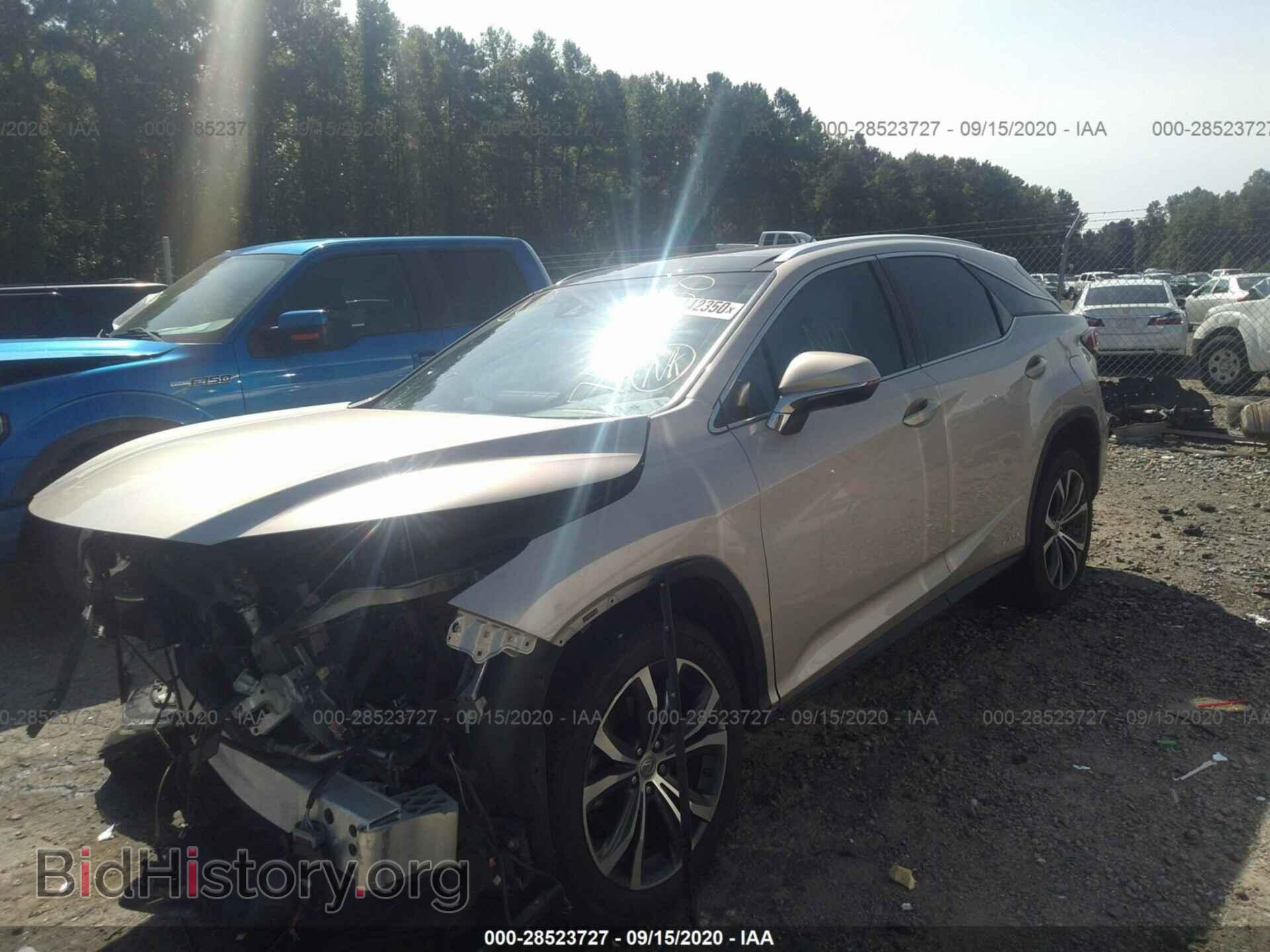 2016 LEXUS RX 450H - VIN: 2T2BGMCA1GC001833 - Фото 2