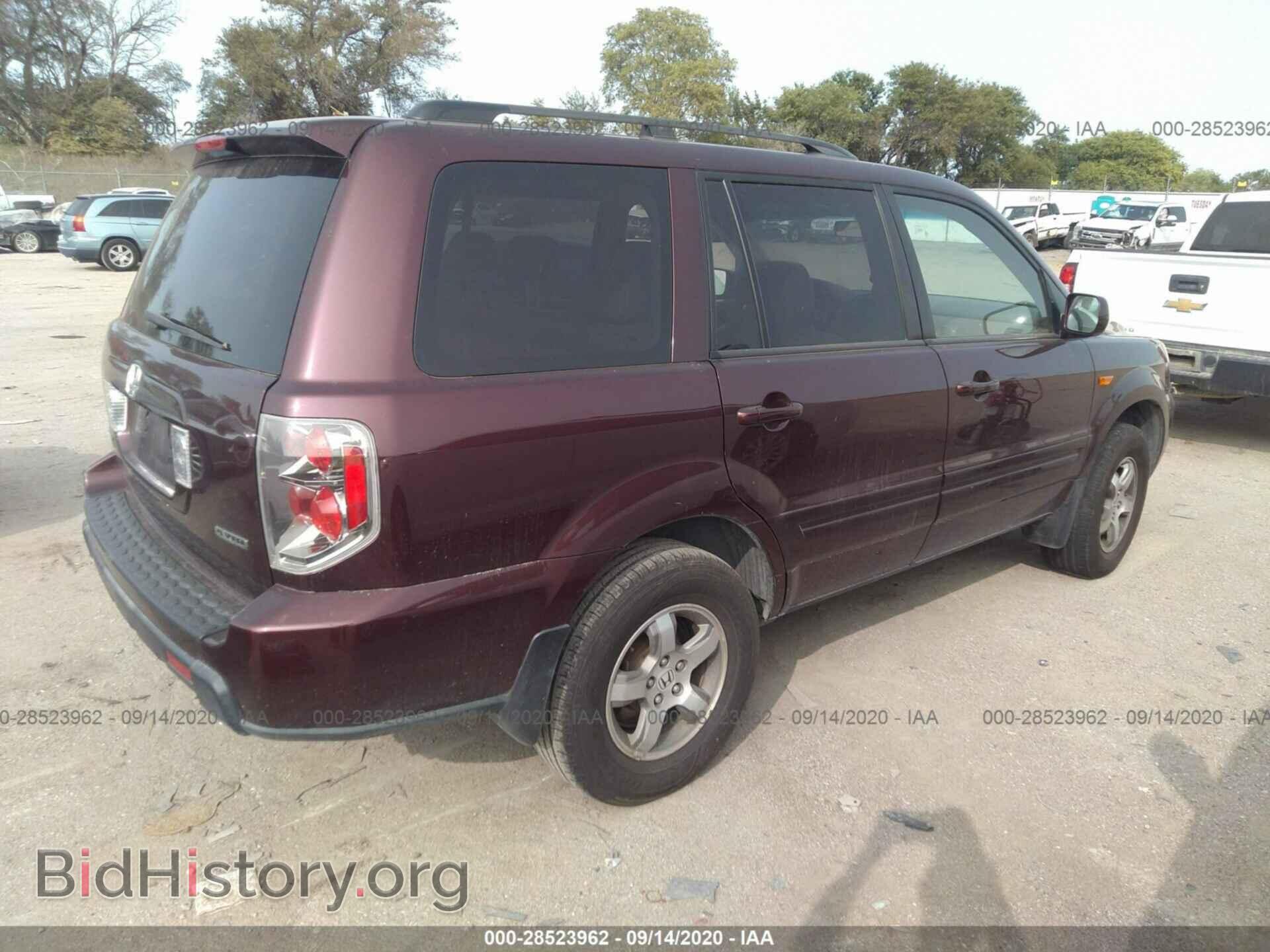 2007 HONDA PILOT - VIN: 5FNYF18677B016644 - Фото 4