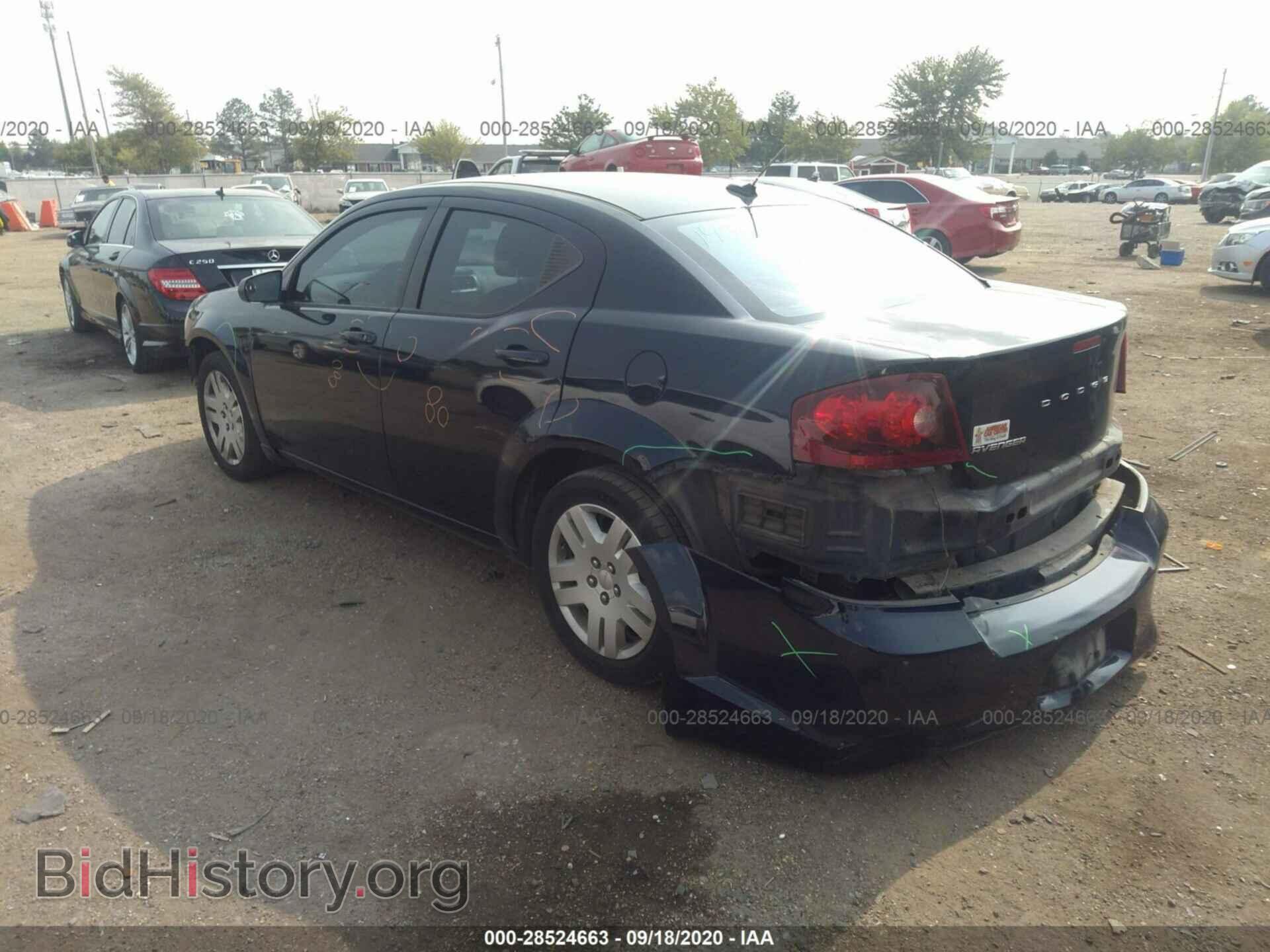 2014 DODGE AVENGER - VIN: 1C3CDZAB3EN138197 - Фото 3