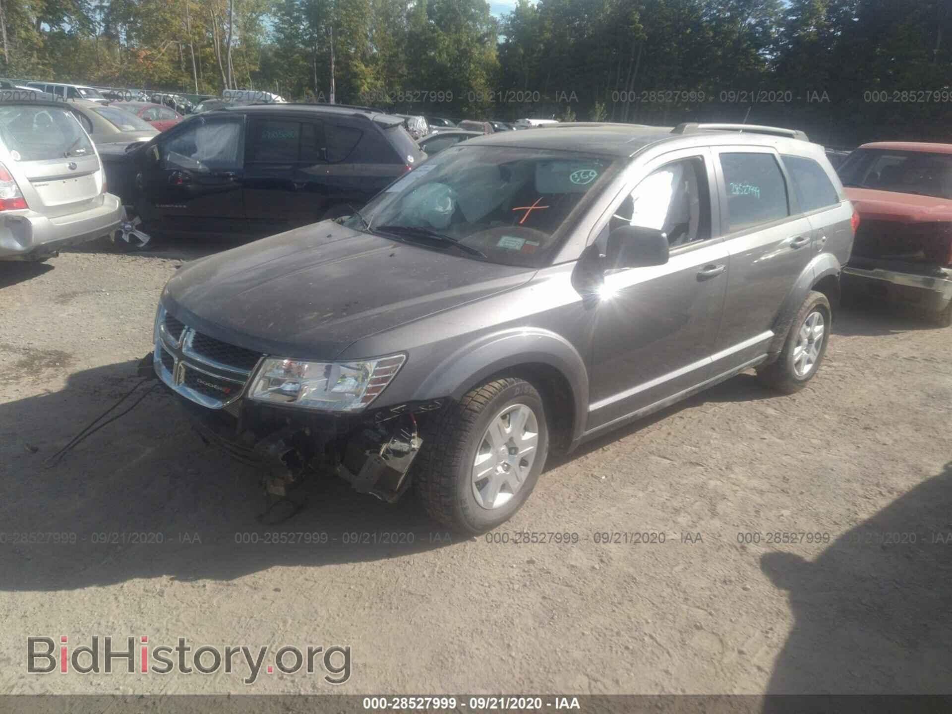 2012 DODGE JOURNEY - VIN: 3C4PDCAB4CT355877 - Фото 2