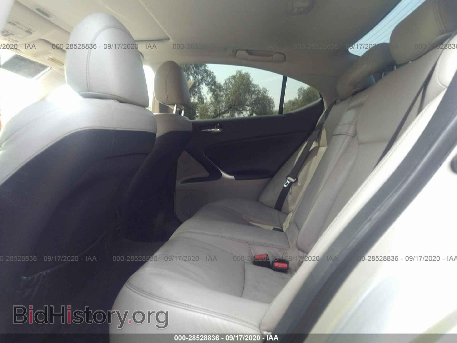 2009 LEXUS IS 250 - VIN: JTHBK262192086961 - Фото 8