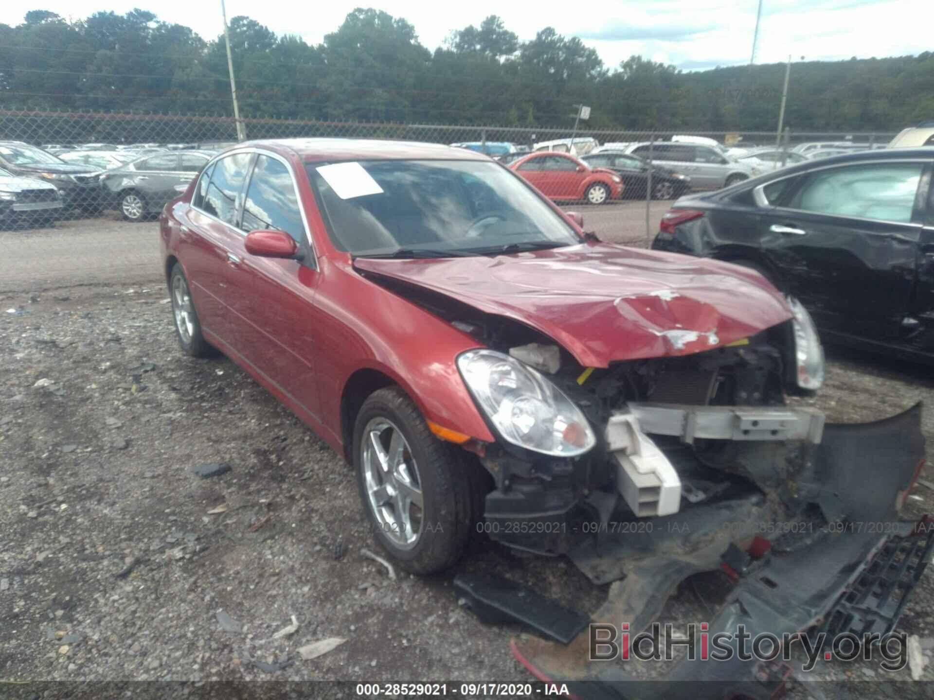 Photo JNKCV51F66M616719 - INFINITI G35 SEDAN 2006